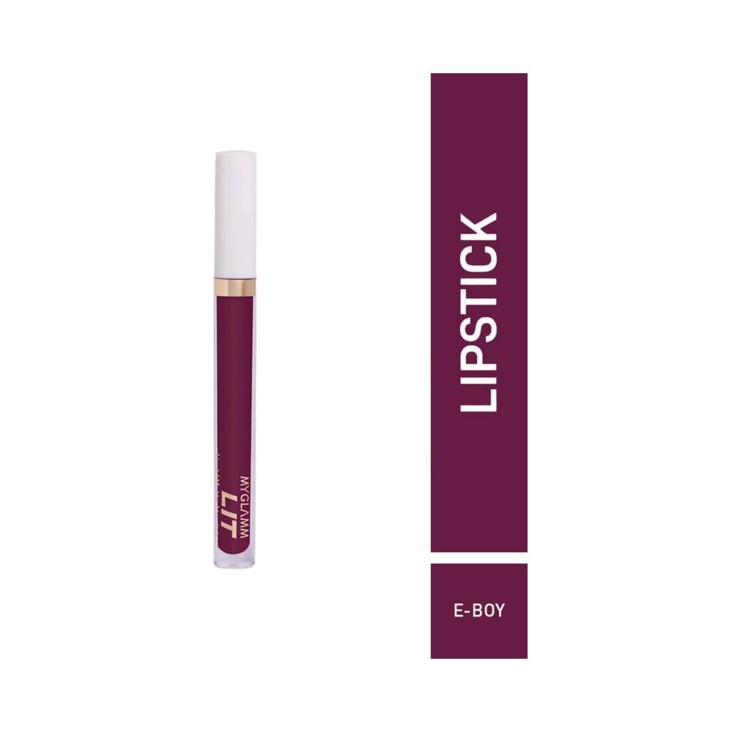 MyGlamm | MyGlamm LIT Liquid Matte Lipstick - E-Boy (3ml)