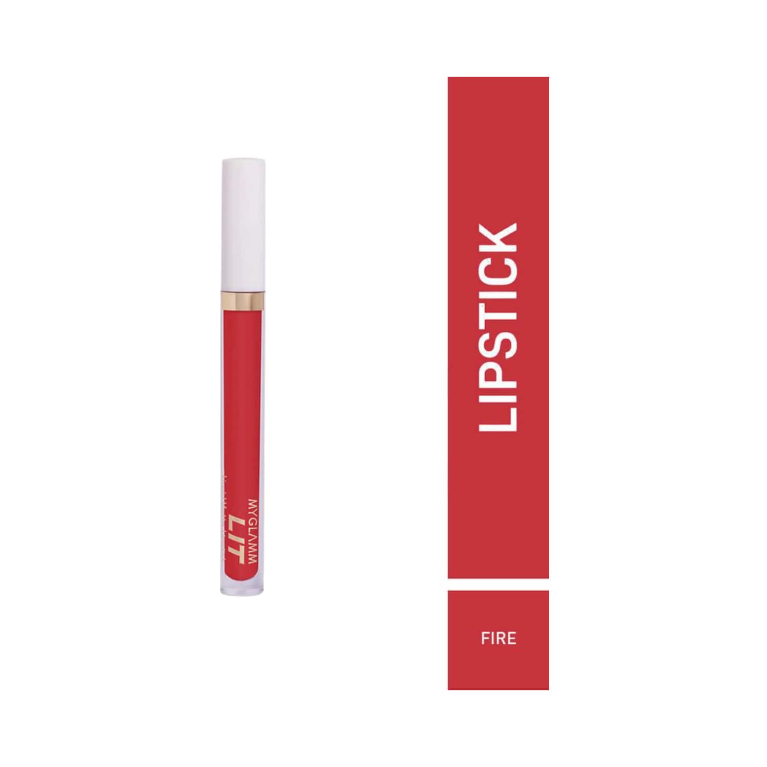 MyGlamm | MyGlamm LIT Liquid Matte Lipstick - Fire (3ml)
