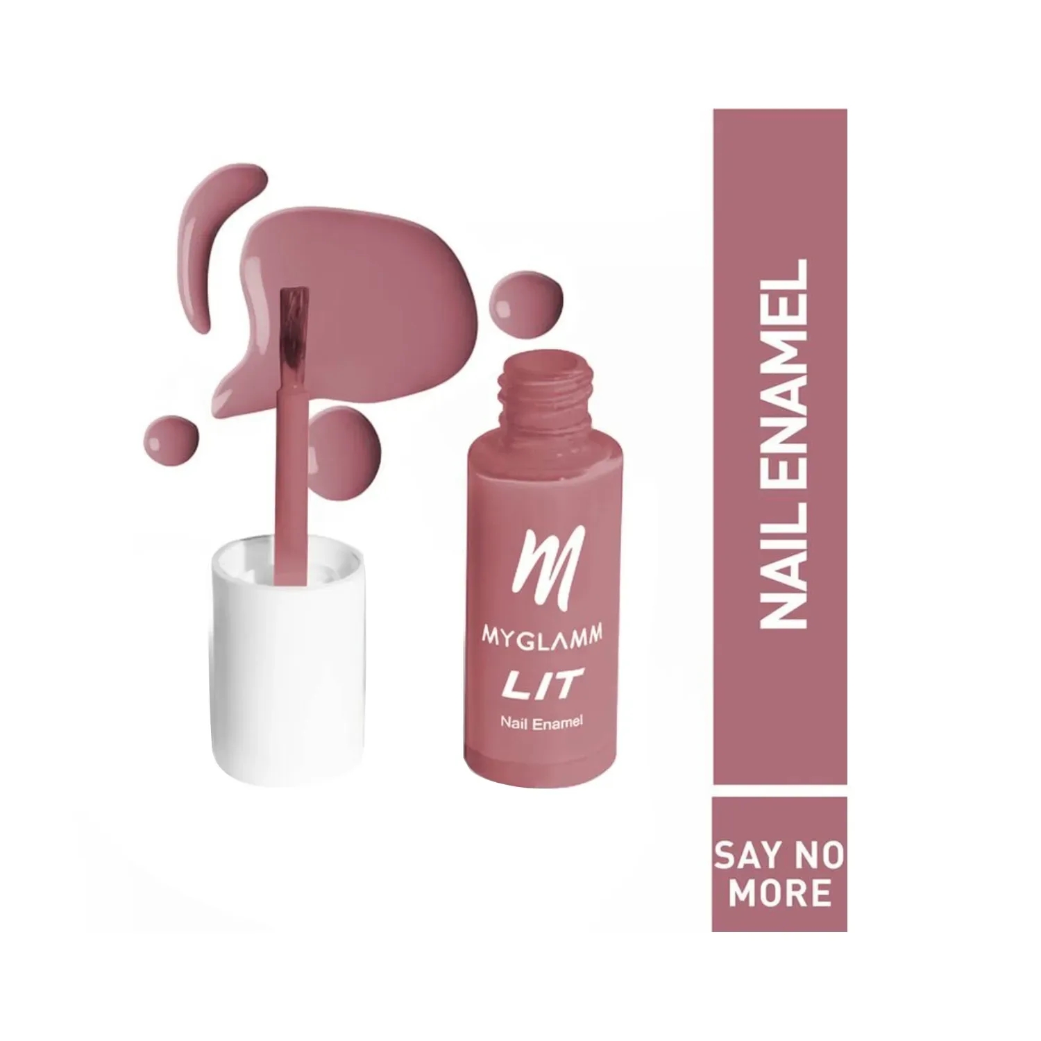 MyGlamm | MyGlamm LIT Nail Enamel - Say No More (7ml)