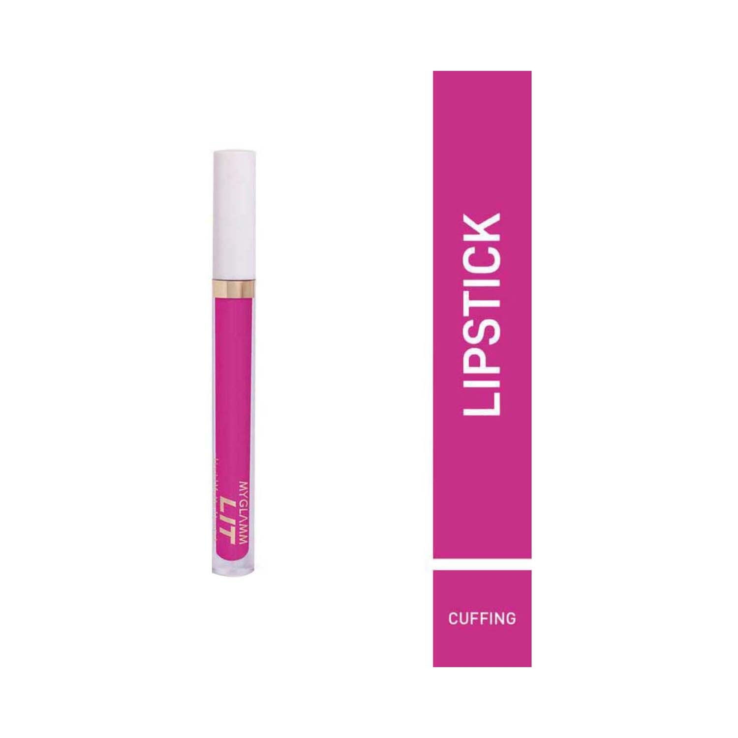 MyGlamm | MyGlamm LIT Liquid Matte Lipstick - Cuffing (3ml)