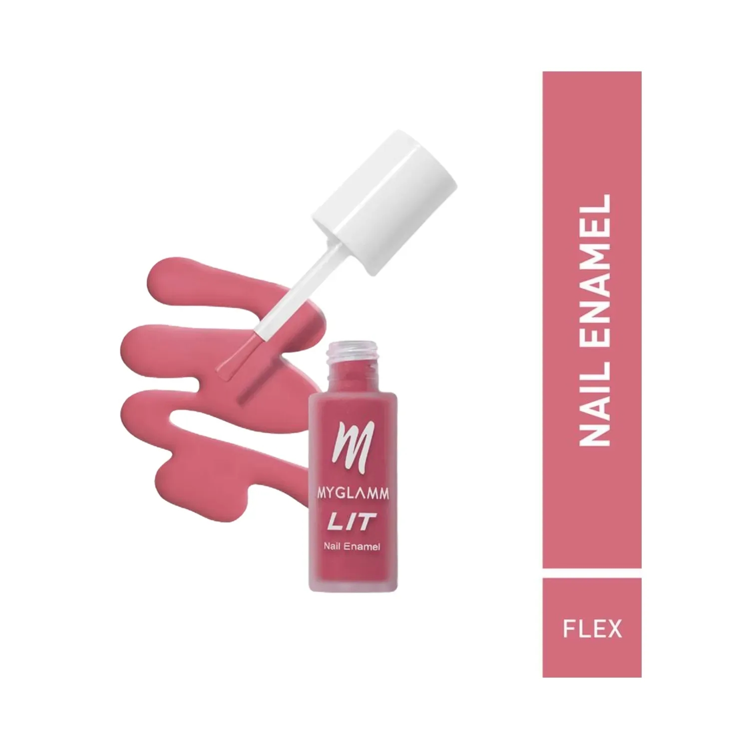 MyGlamm | MyGlamm LIT Matte Nail Enamel - Flex (7ml)