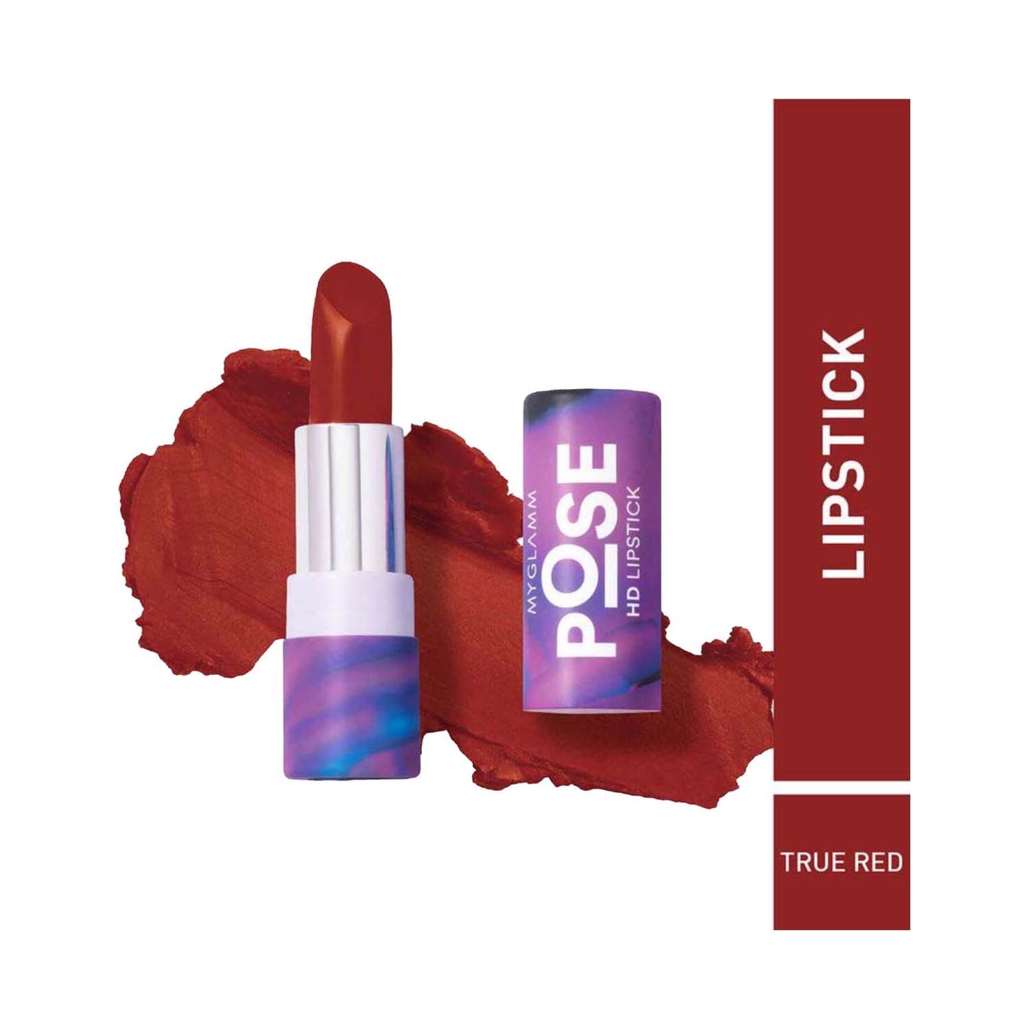 MyGlamm | MyGlamm Pose HD Lipstick - True Red (4g)