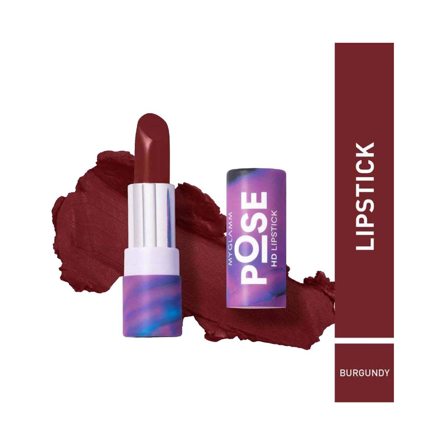 MyGlamm | MyGlamm Pose HD Lipstick - Burgundy (4g)