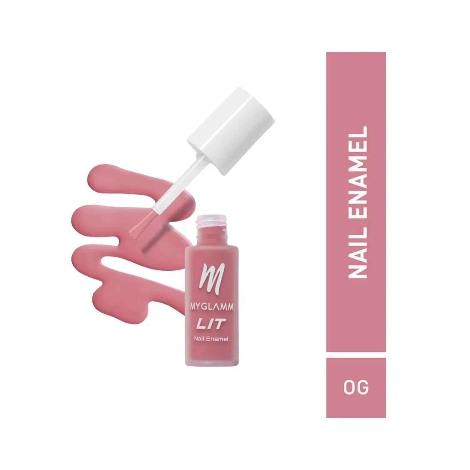 MyGlamm | MyGlamm LIT Matte Nail Enamel - Og (7ml)