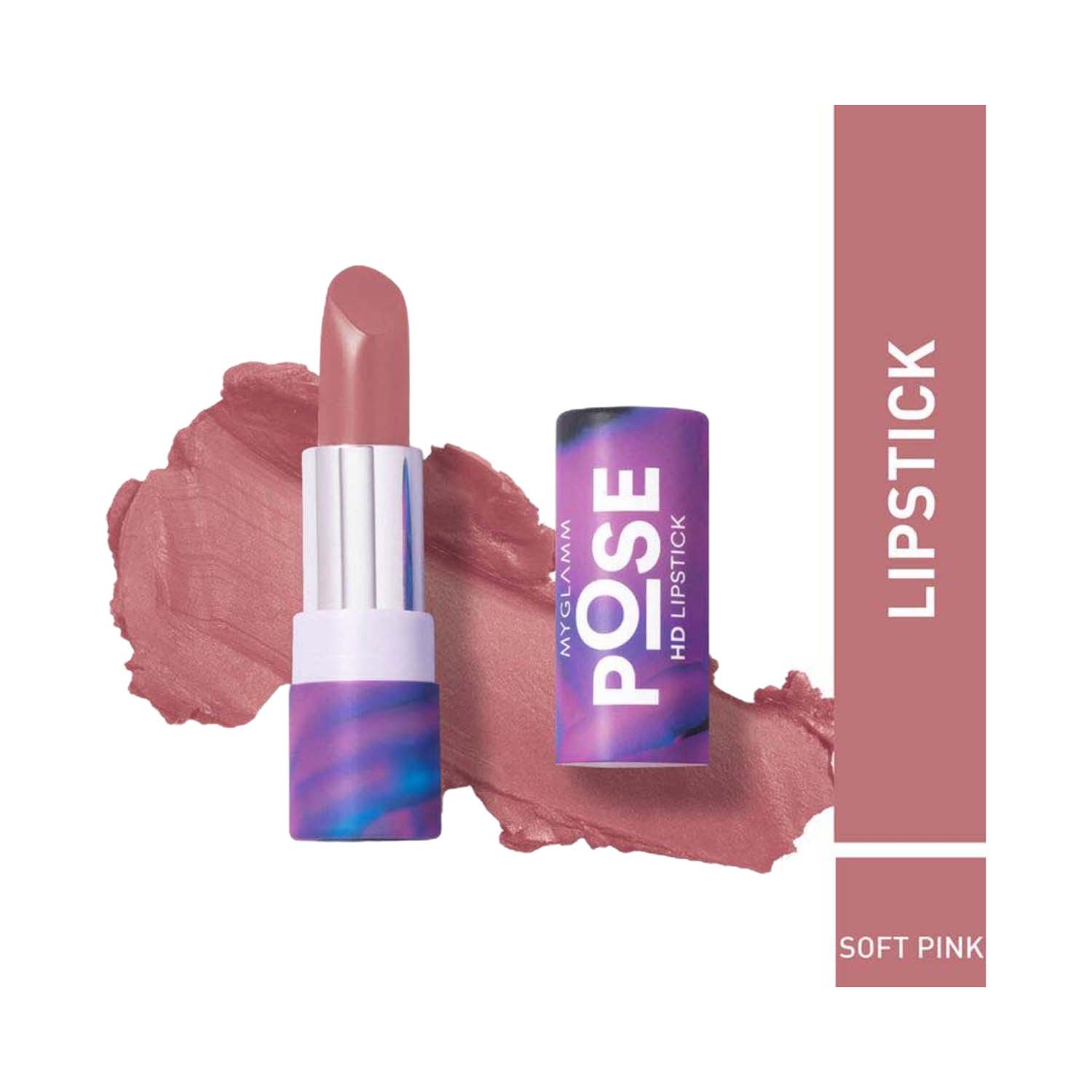 MyGlamm | MyGlamm Pose HD Lipstick - Soft Pink (4g)