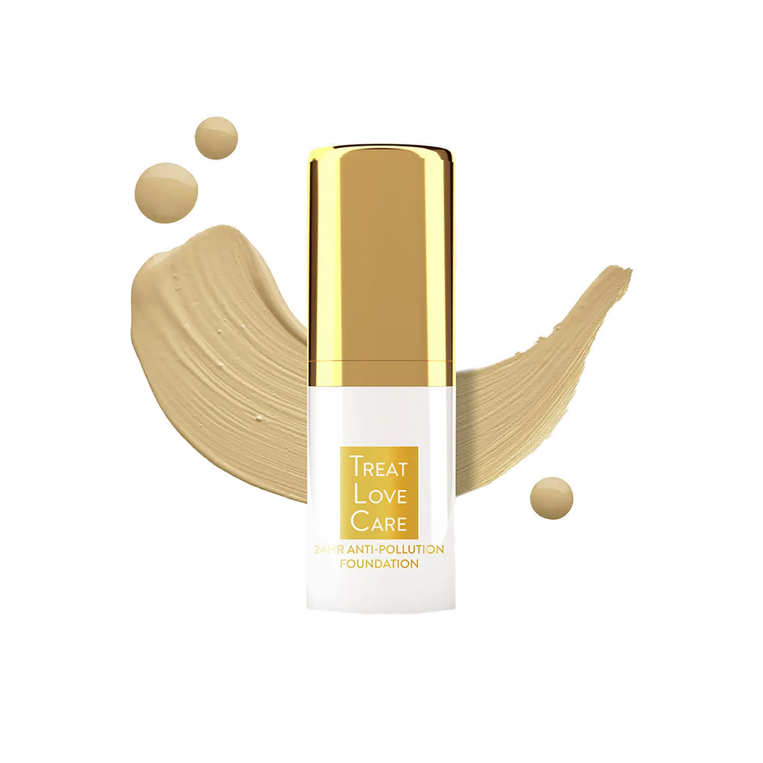 MyGlamm | MyGlamm Treat Love Care 24 Hrs Anti-pollution Foundation - Pure (14ml)