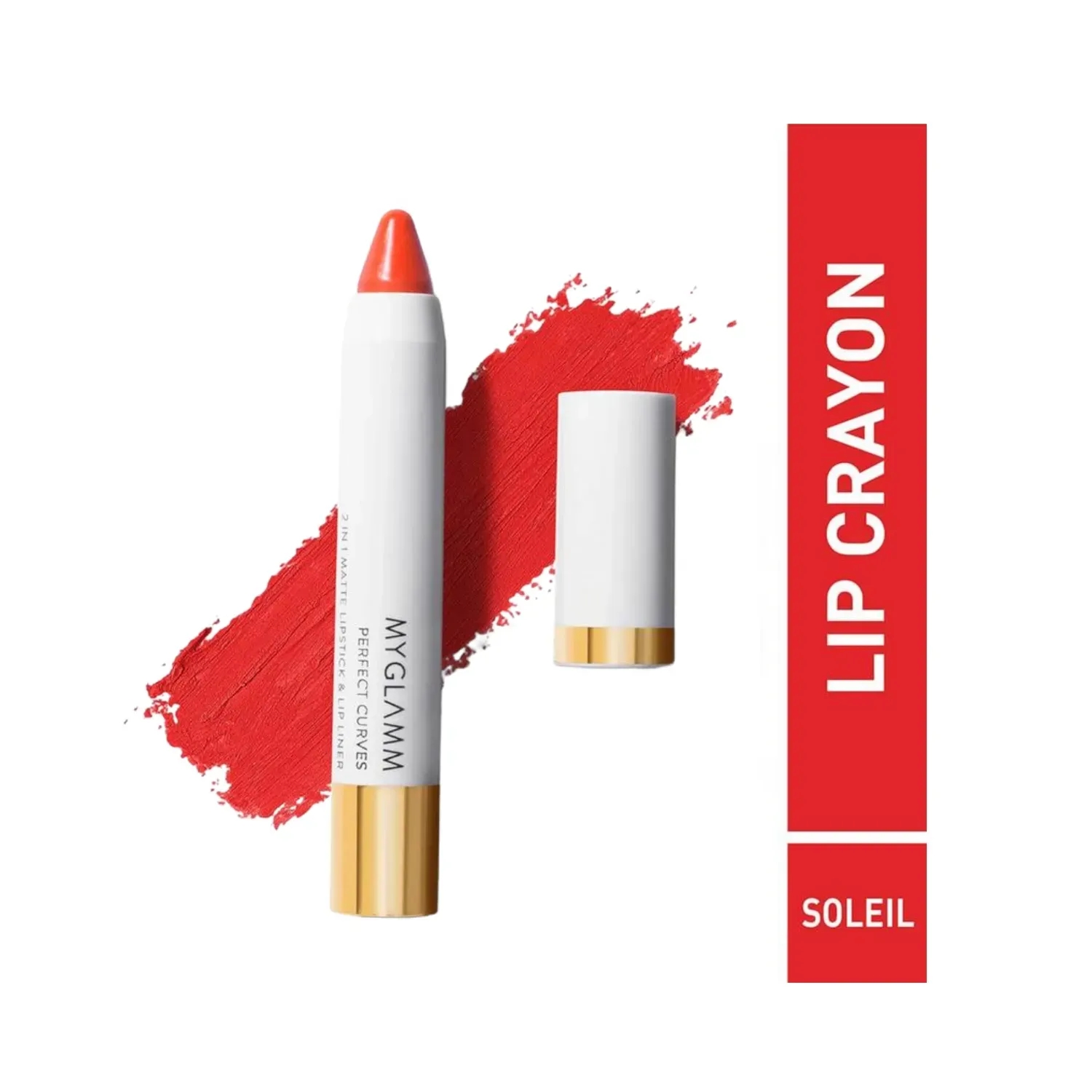 MyGlamm | MyGlamm Perfect Curves Matte Lip Crayon - Soleil (3.7g)