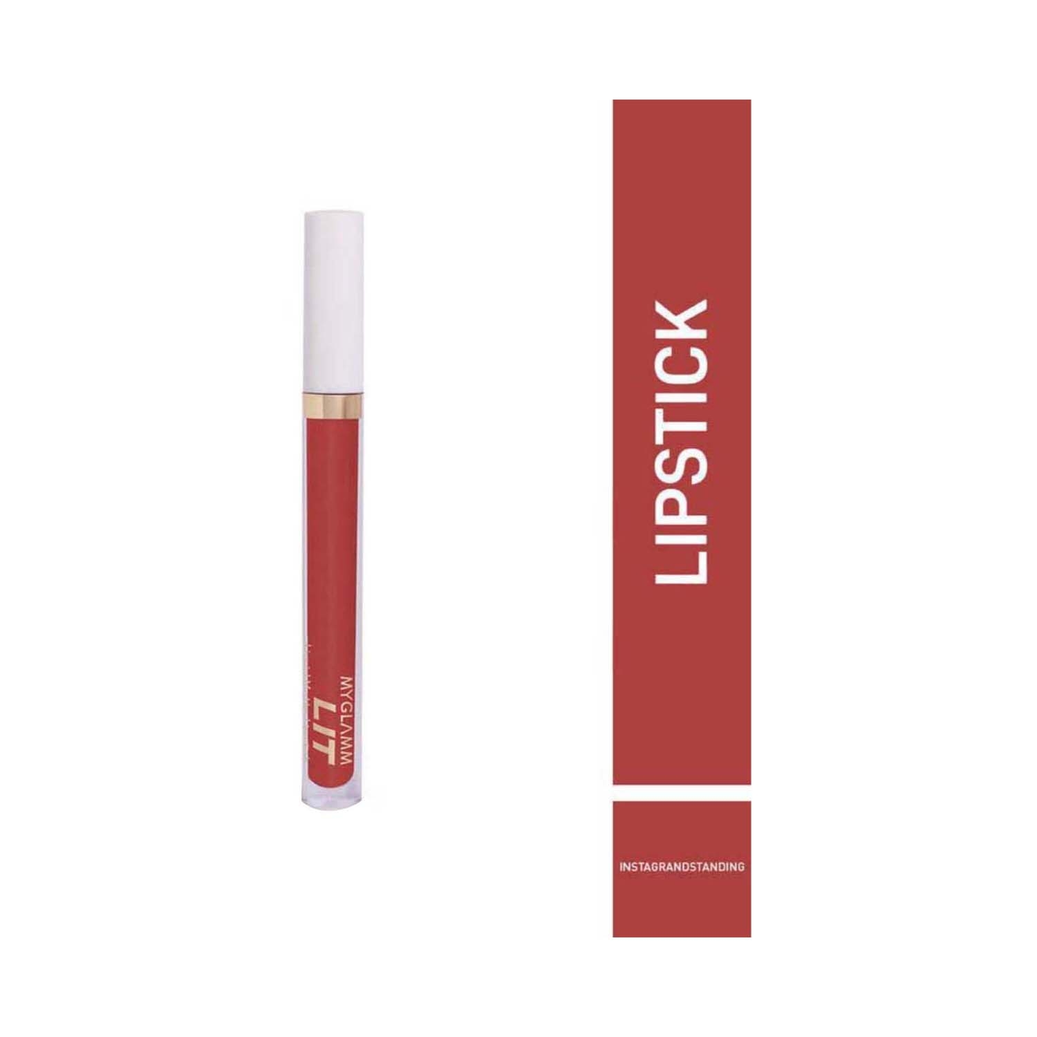 MyGlamm | MyGlamm LIT Liquid Matte Lipstick - Insta Grandstanding (3ml)