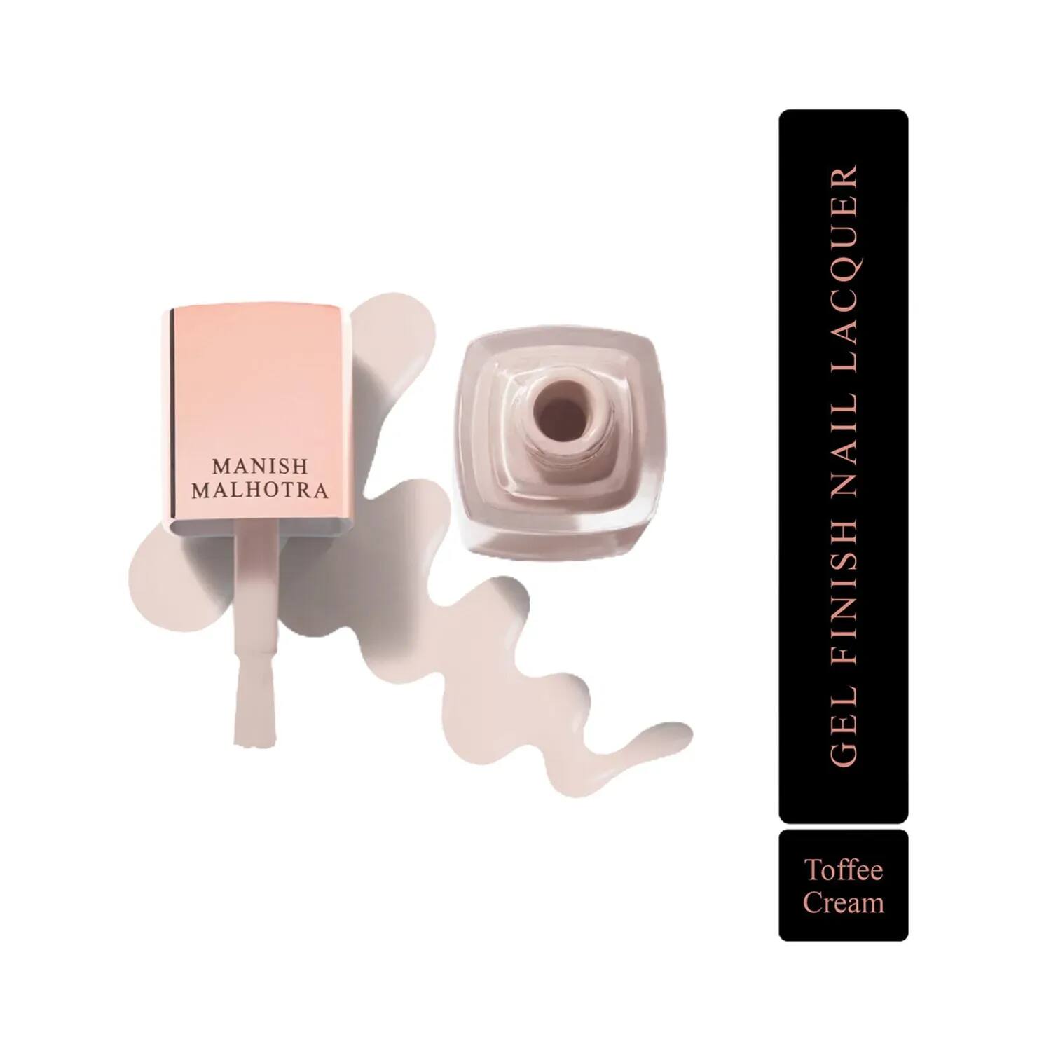 MyGlamm | MyGlamm Manish Malhotra Gel Finish Nail Lacquer - Toffee Cream (10ml)