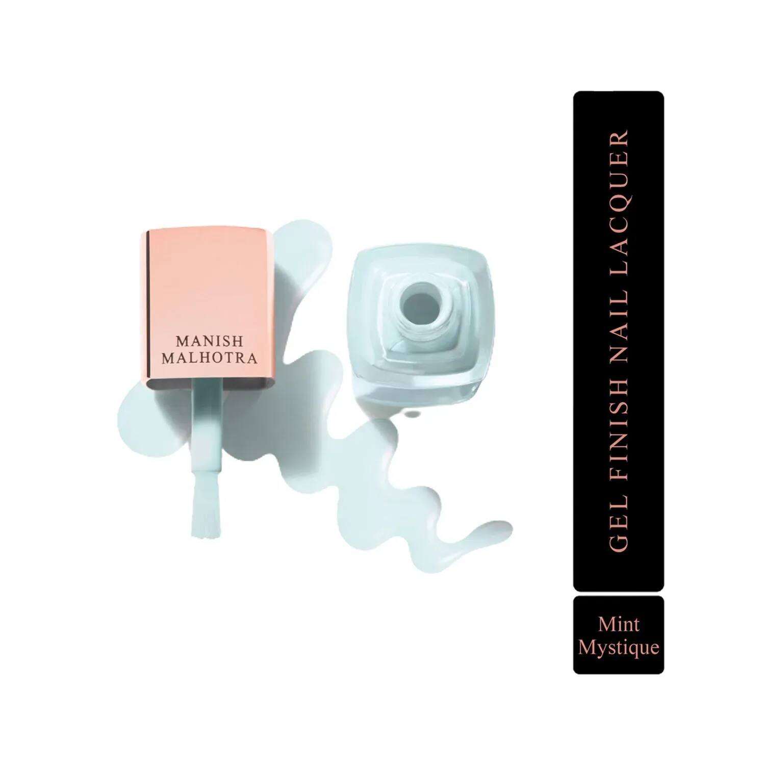 MyGlamm | MyGlamm Manish Malhotra Gel Finish Nail Lacquer - Mint Mystique (10ml)