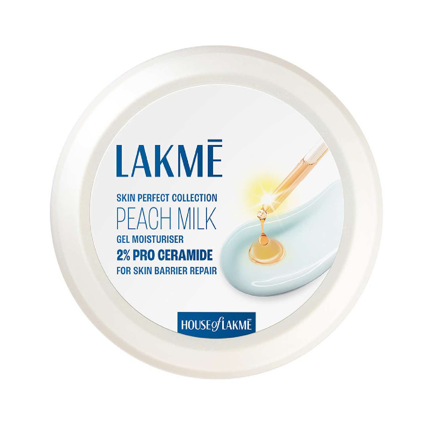 Lakme | Lakme Peach Ceramide Moisturizer with Vitamin E for Dry Normal & Sensitive Skin (200 g)