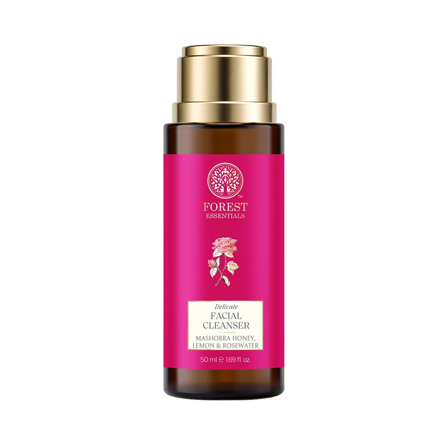Forest Essentials Mashobra Honey Lemon & Rosewater Delicate Facial Cleanser (50ml)