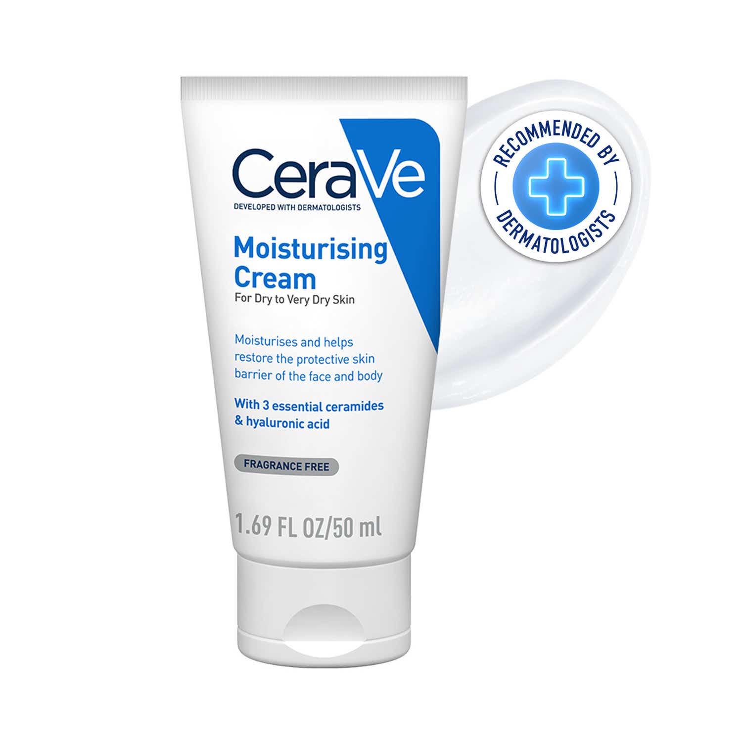 CeraVe | CeraVe Moisturizer Cream For Dry Skin & Barrier Repair (50 ml)