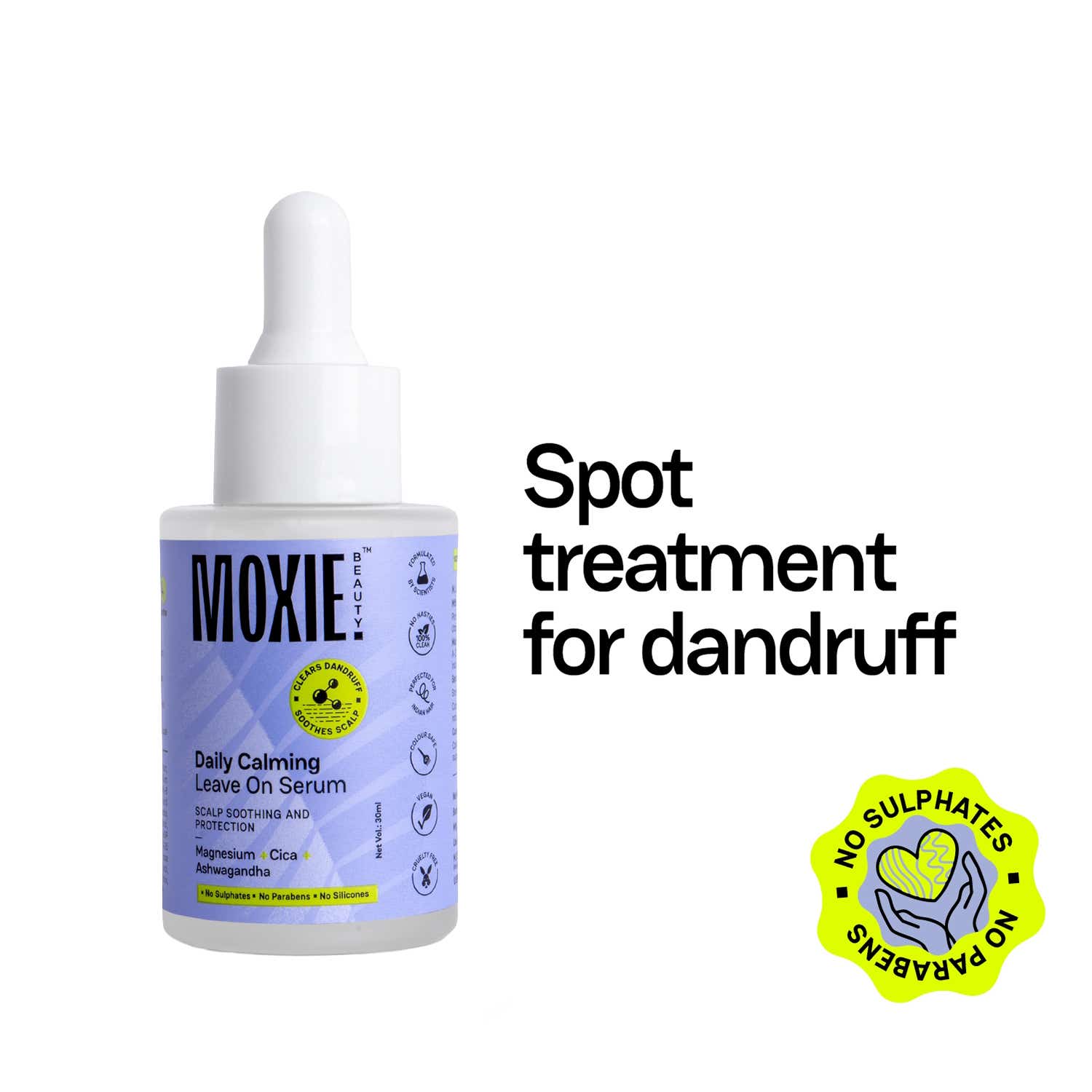 Moxie Beauty | Moxie Beauty Daily Calming Leave On Serum Treatment for Itchy Scalp (30 ml)