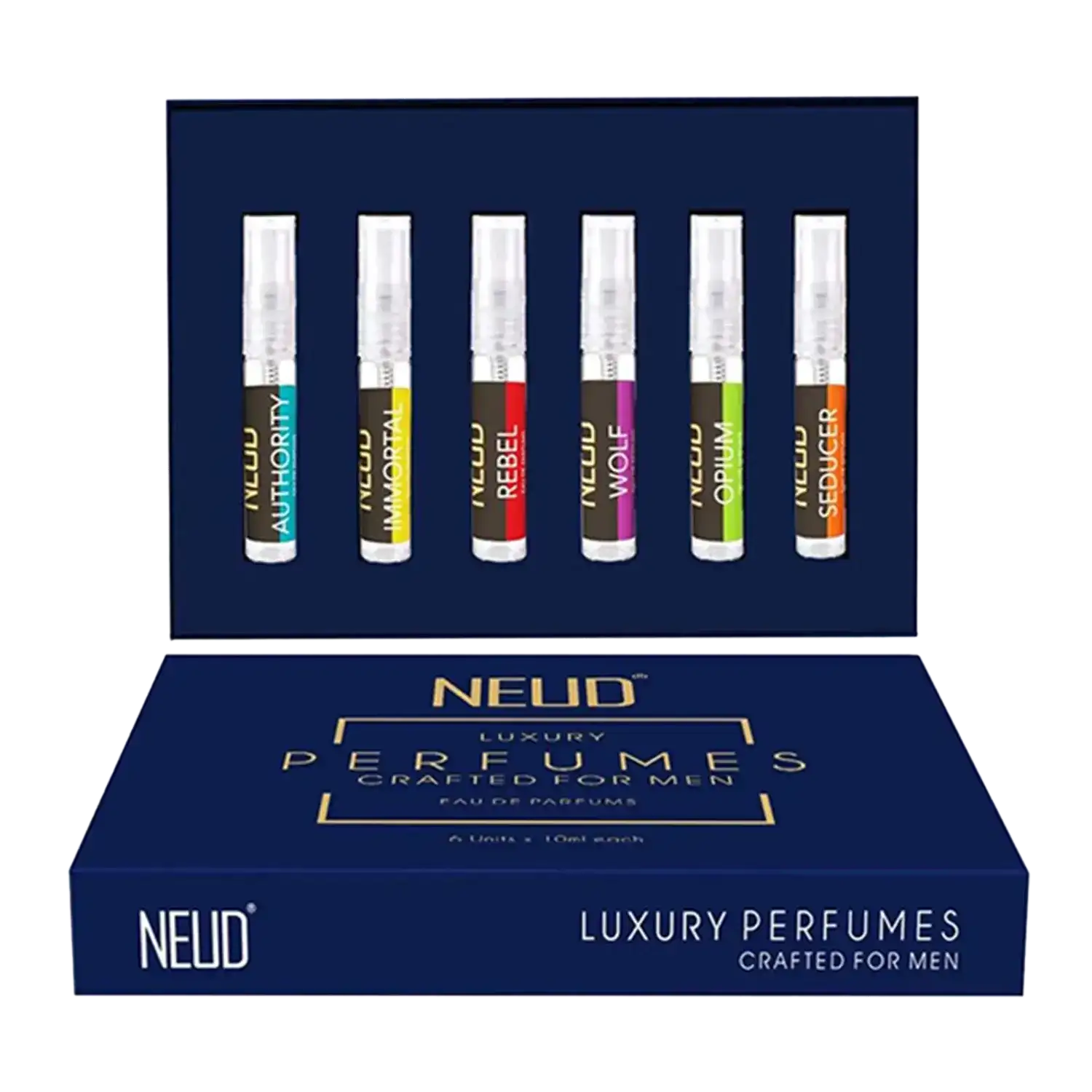 Buy NEUD Luxury Perfumes for Men 2 Packs (6 Vials x 10ml) Online at ...