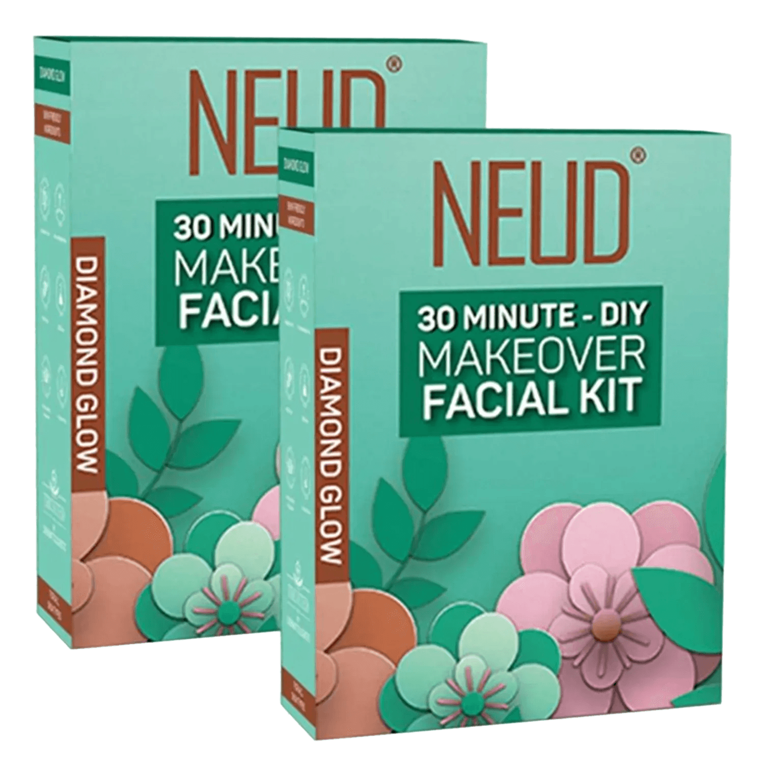 NEUD | NEUD 6-Step DIY Makeover Facial Kit for Salon-Like Glow at Home 2 Packs (60g)