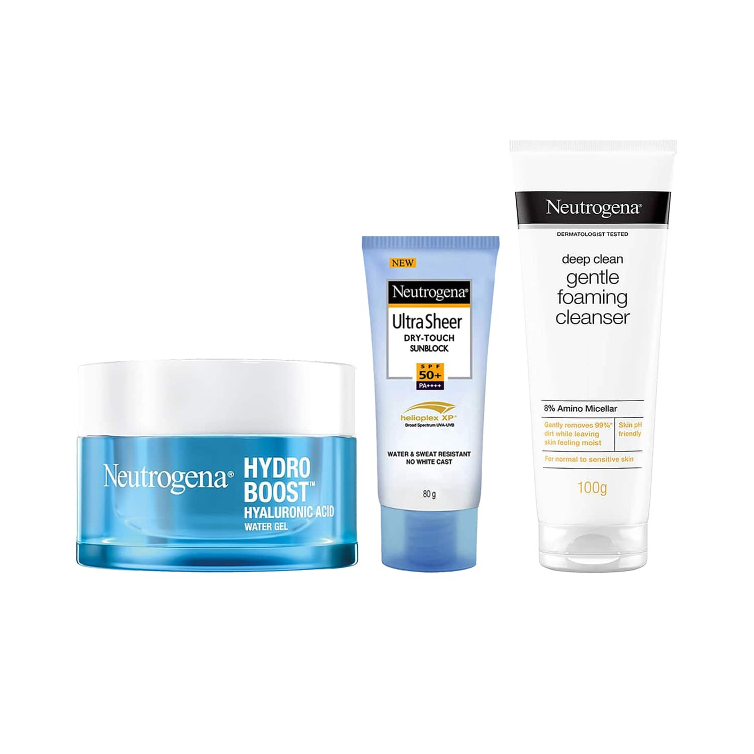 Neutrogena | Neutrogena Gentle Cleanser + Moisturize + Sun Protection Combo