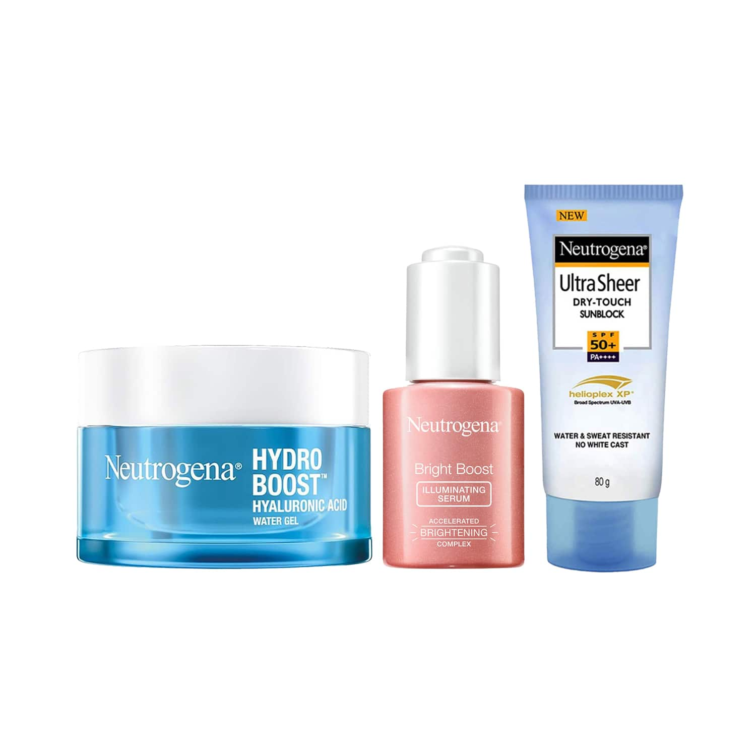 Neutrogena | Neutrogena Face Moisturizer + Face Serum and Sunscreen Day Combo For brighter Skin