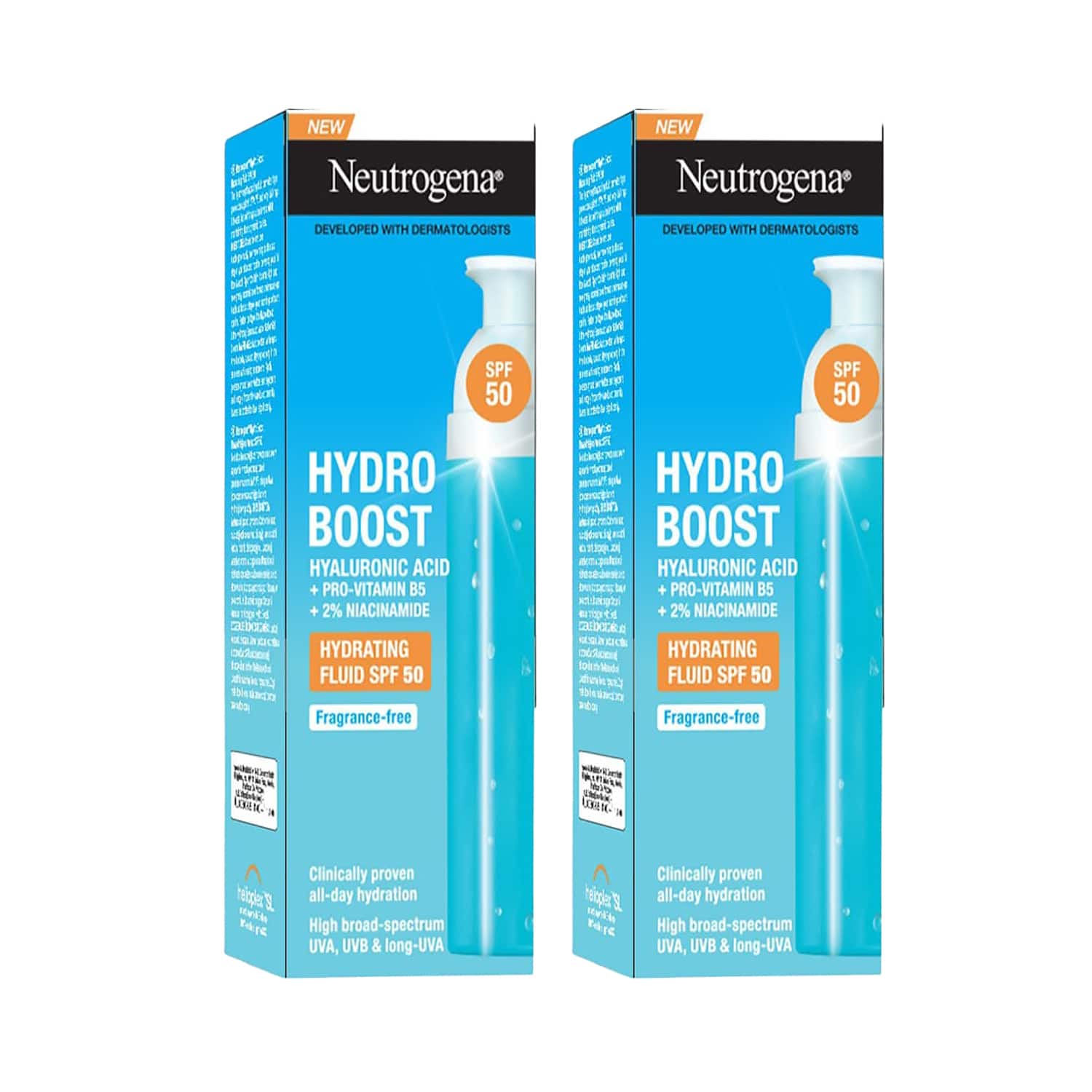 Neutrogena | Neutrogena Hydroboost Fluid Face Sunsreen Combo