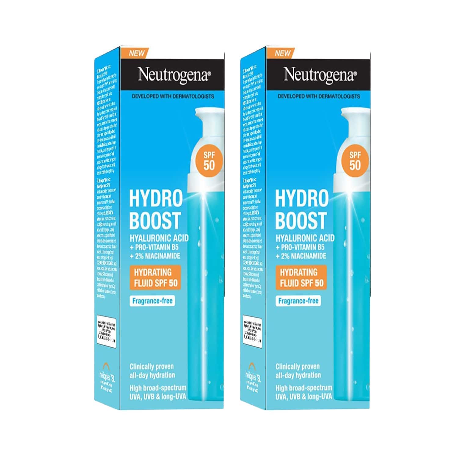 Neutrogena | Neutrogena Hydroboost Fluid Face Sunsreen Combo