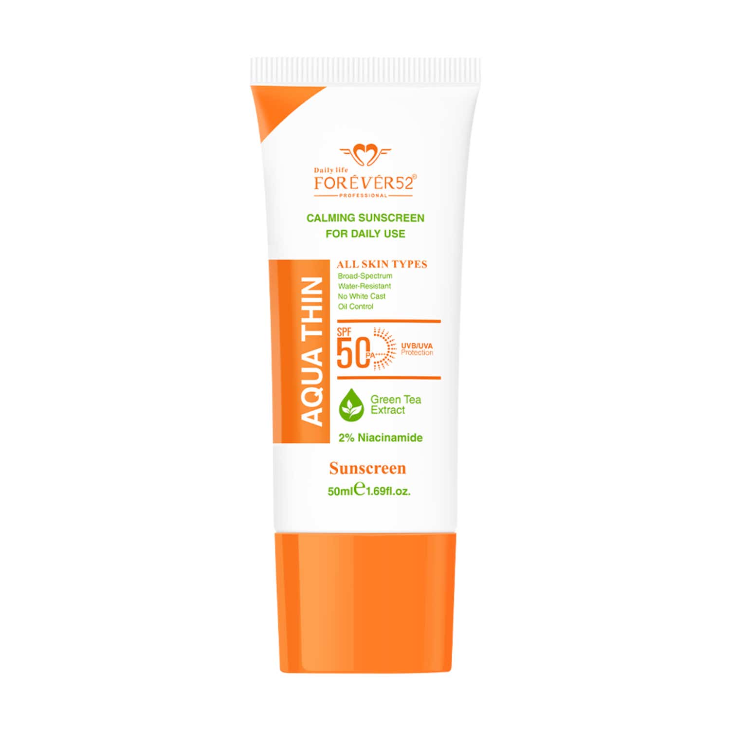 Daily Life Forever52 | Daily Life Forever52 Aqua thin Calming Sunscreen 2%Niacinamide SPF 50 PA+++ (50 ml)