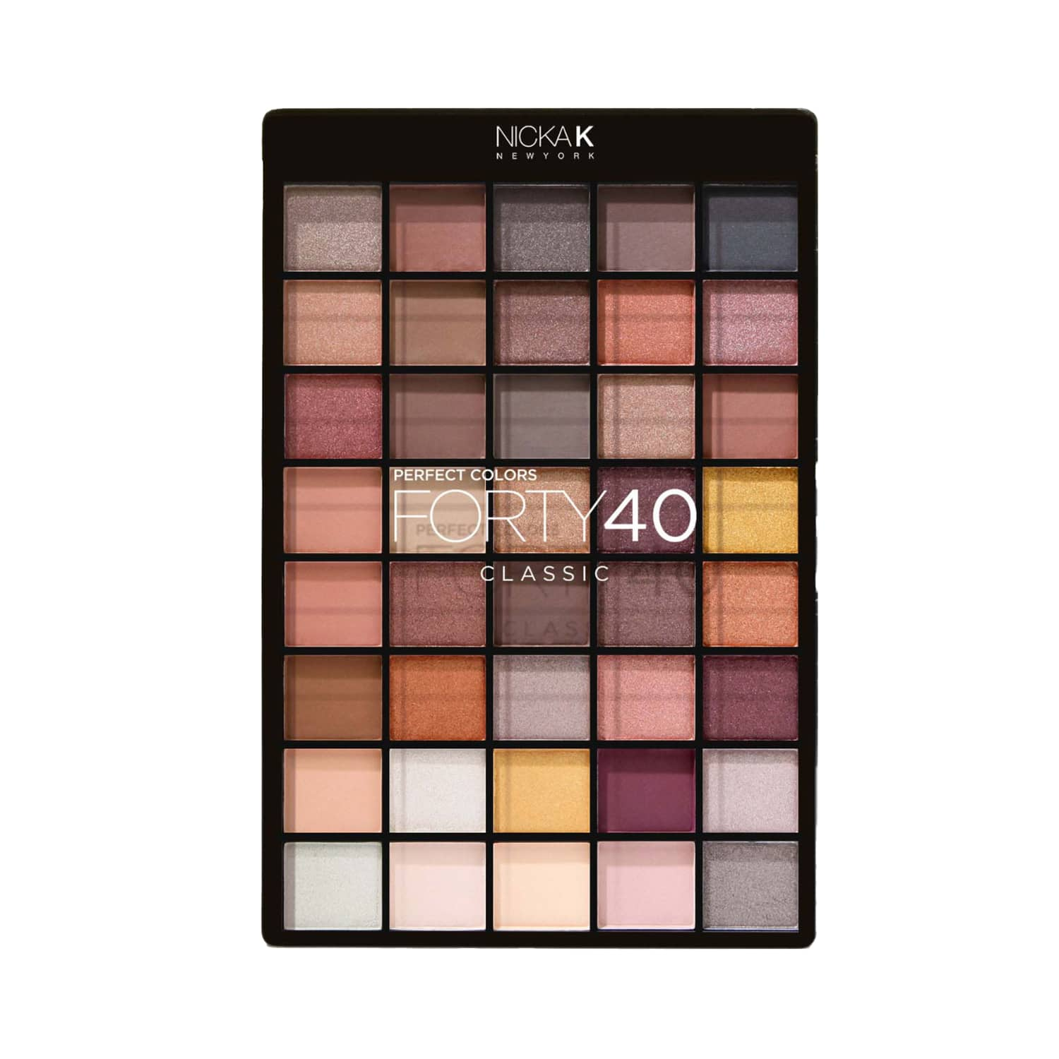 NICKA K | NICKA K Perfect Forty Colors Eyeshadow Palette - Classic (88g)