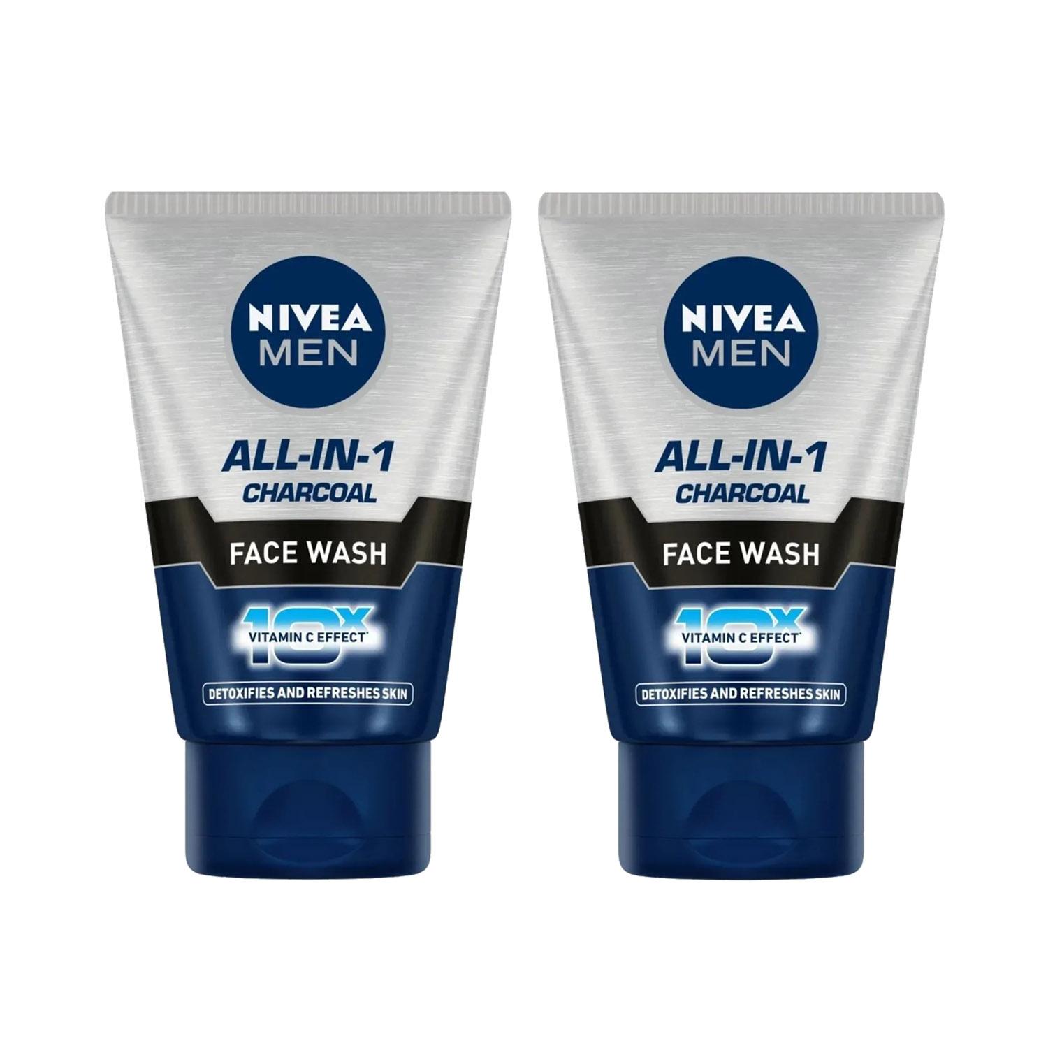 Nivea | Nivea Men All In 1 Facewash (100g) Tub - Pack of 2 Combo