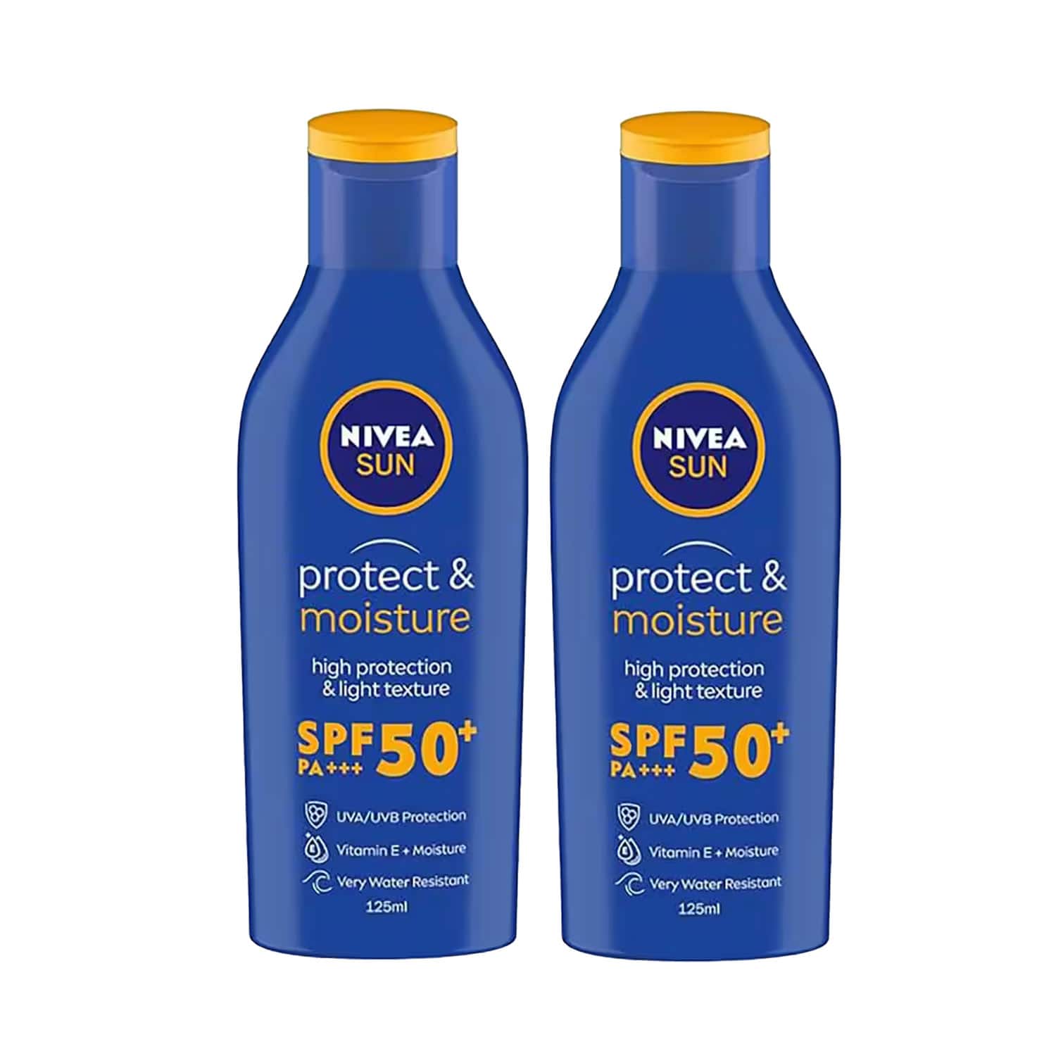 Nivea | Nivea Sun Protect & Moisture SPF 50 Lotion Pack of 2 combo (125 ml x 2)
