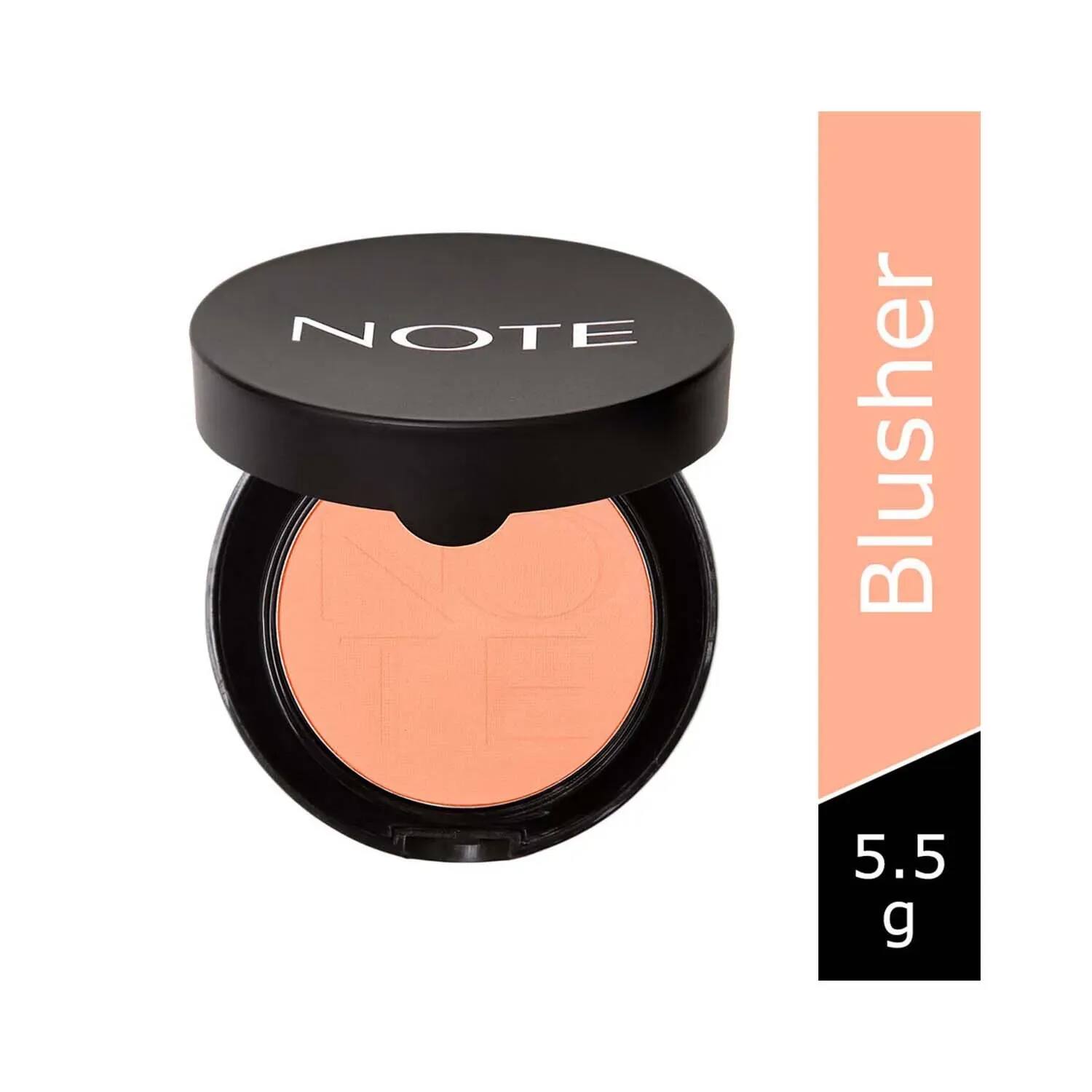 NOTE | NOTE Luminous Silk Compact Blusher - 04 Soft Peach (5.5g)