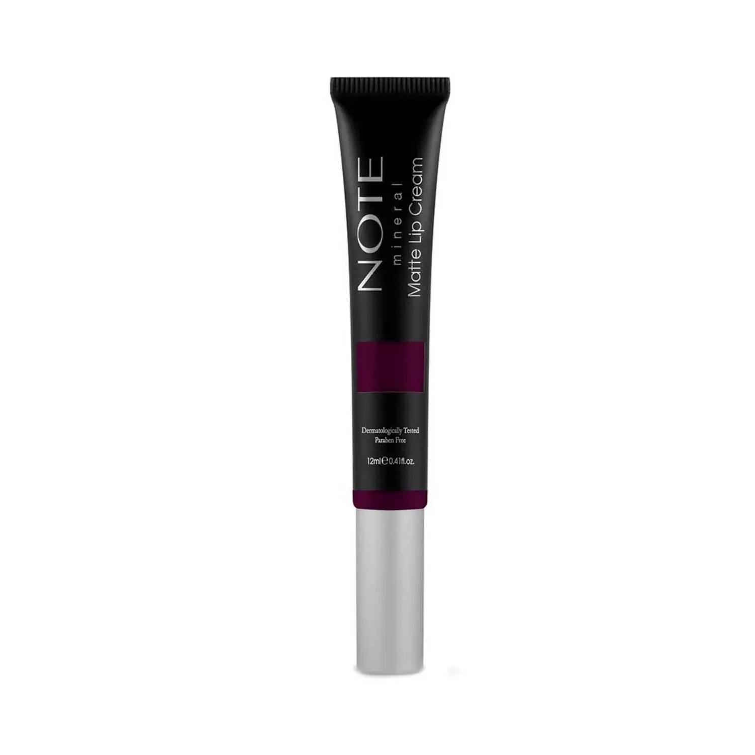 NOTE | NOTE Mineral Matte Lip Cream - 08 Queen of Night (12ml)