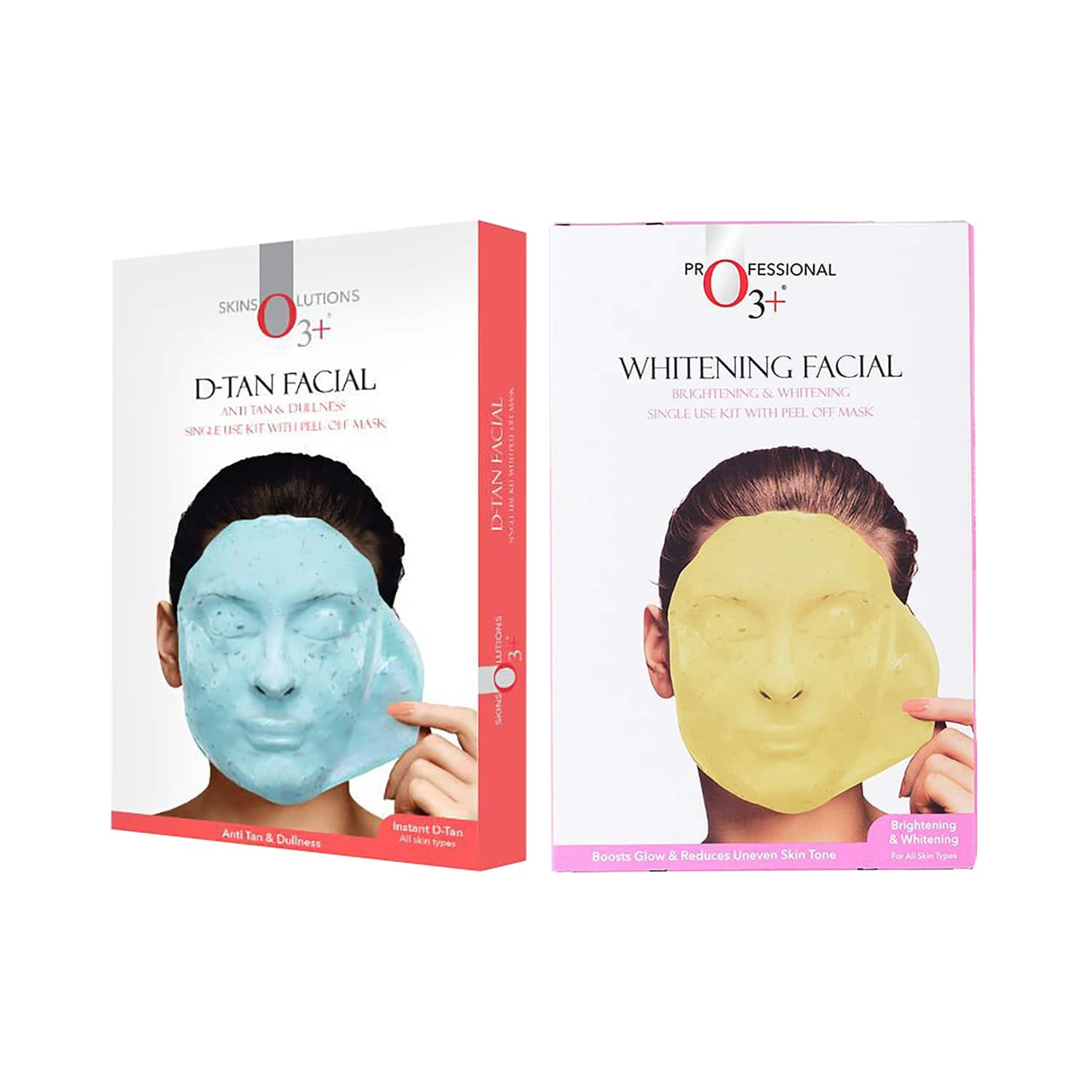 O3+ | O3+ D-Tan Facial Anti Tan & Dullness Face Mask (45g) & Whitening Facial Kit Combo