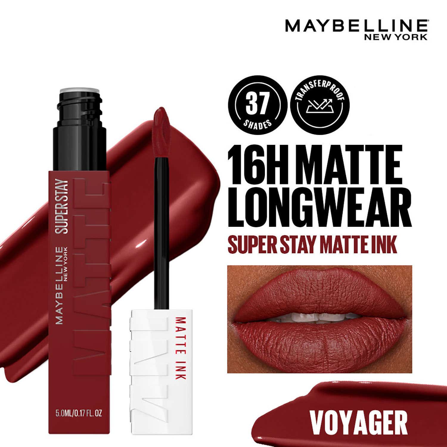 Maybelline New York | Maybelline New York Super Stay Matte Ink Liquid Lipstick - 50 Voyager (5 ml)