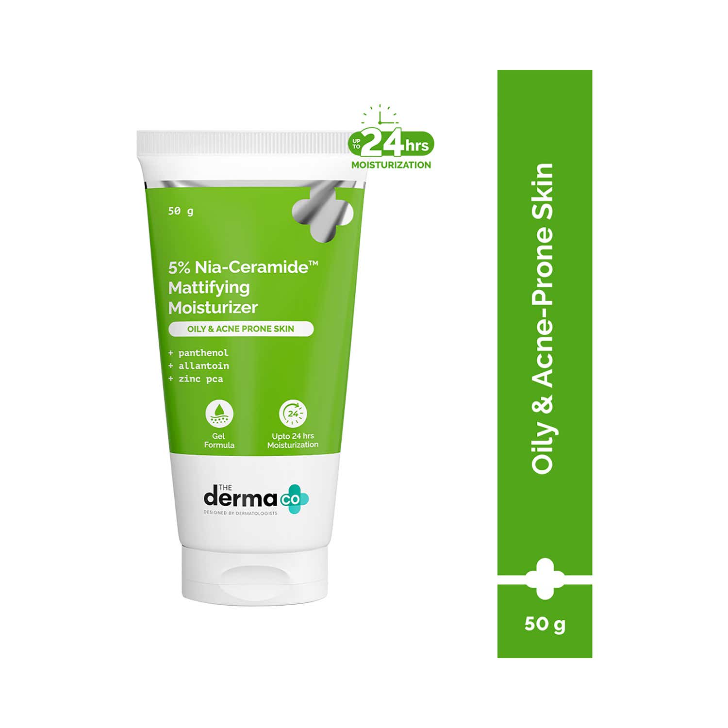 The Derma Co | The Derma Co 5% Nia-Ceramide Mattifying Moisturizer (50 g)