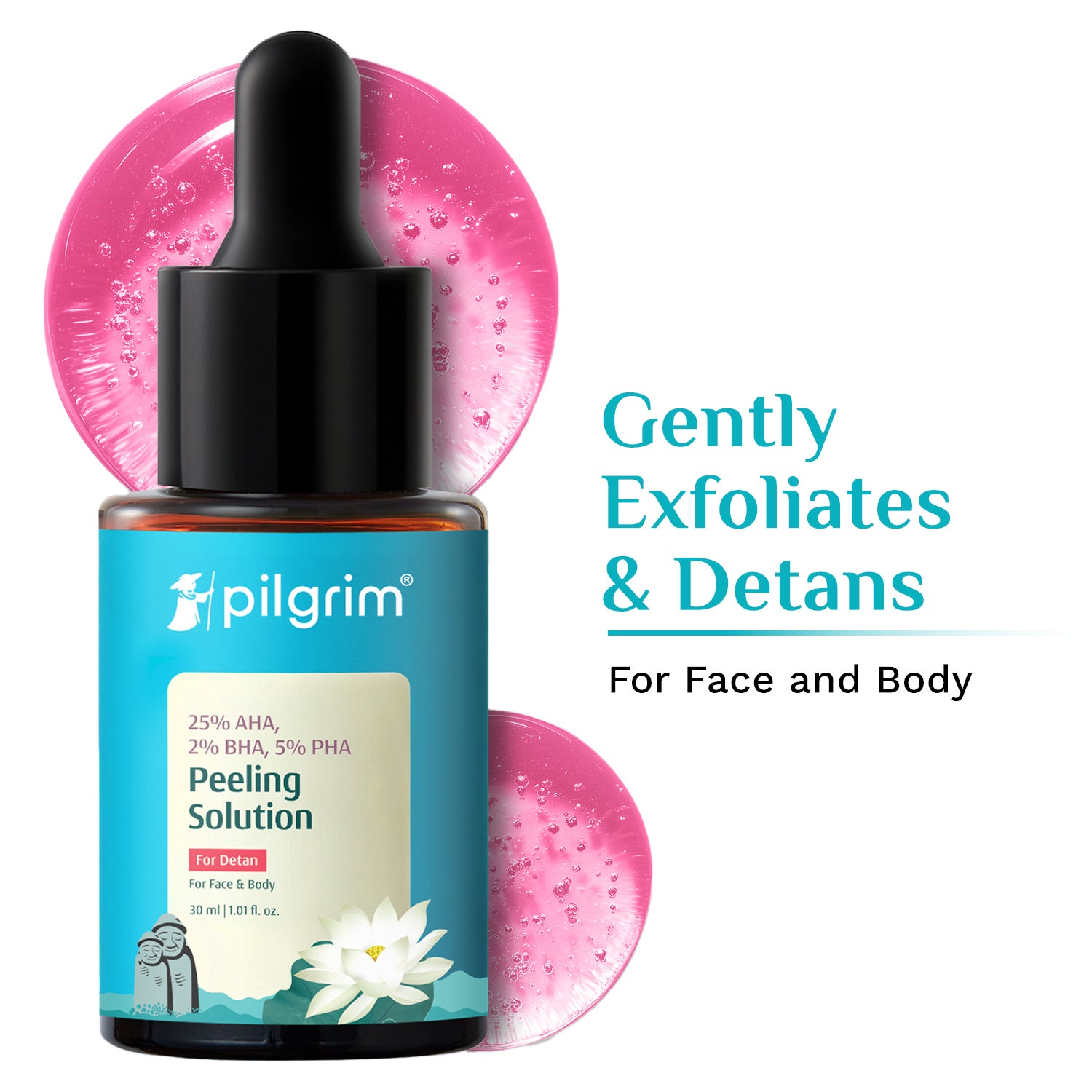 Pilgrim | Pilgrim 25% Aha, 2% Bha, 5% Pha Peeling Solution (30ml)