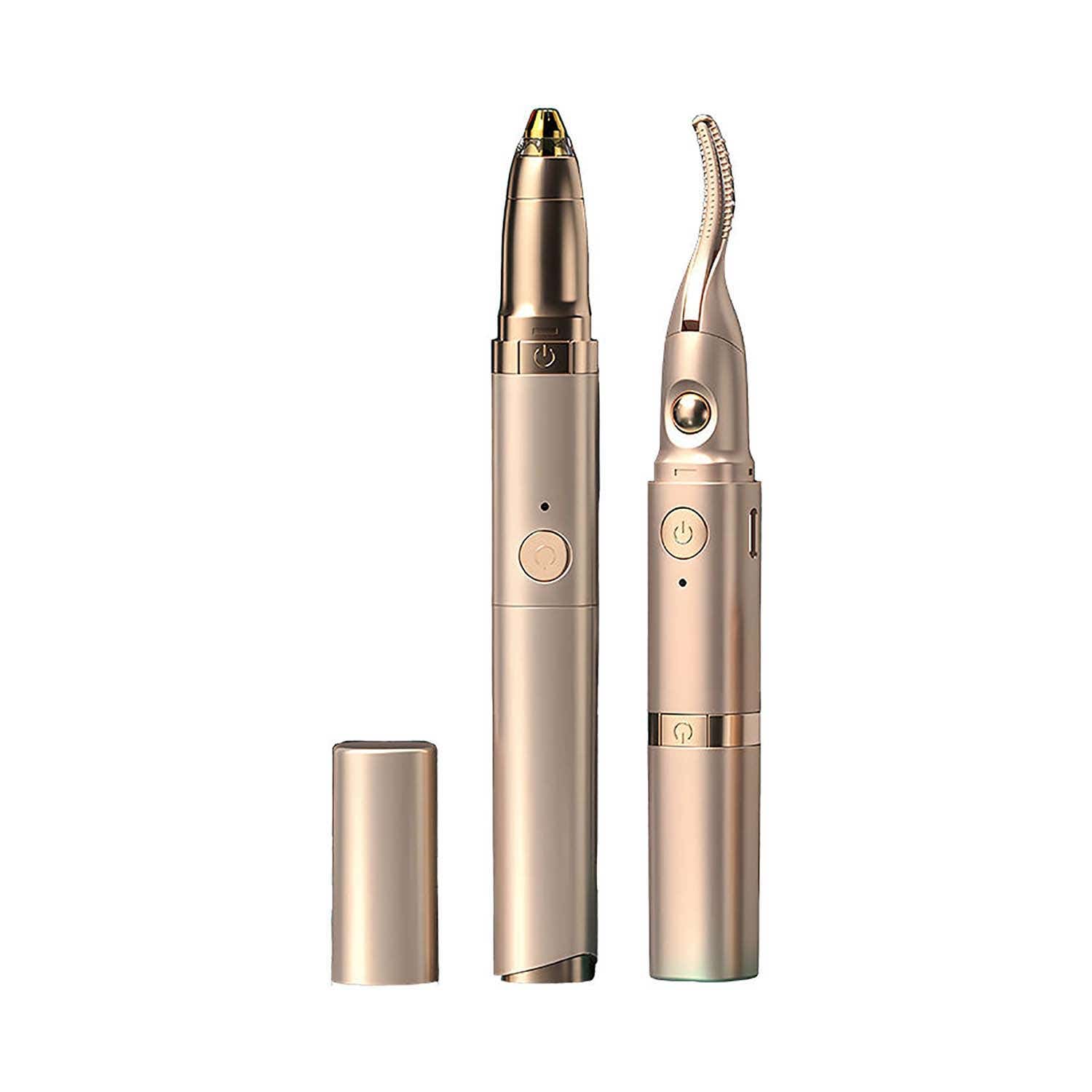 SEMINO | SEMINO Lash Styler 2 in 1 Eyelash Curler and Eyebrow Trimmer for Women - Golden