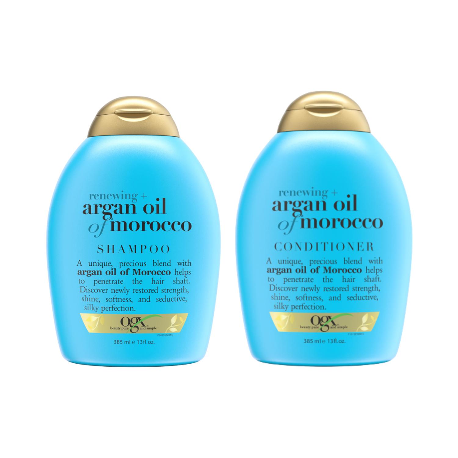 OGX | OGX Combo of Renewing Argan Oil Of Morocco - Shampoo and Conditioner (385ml Each)