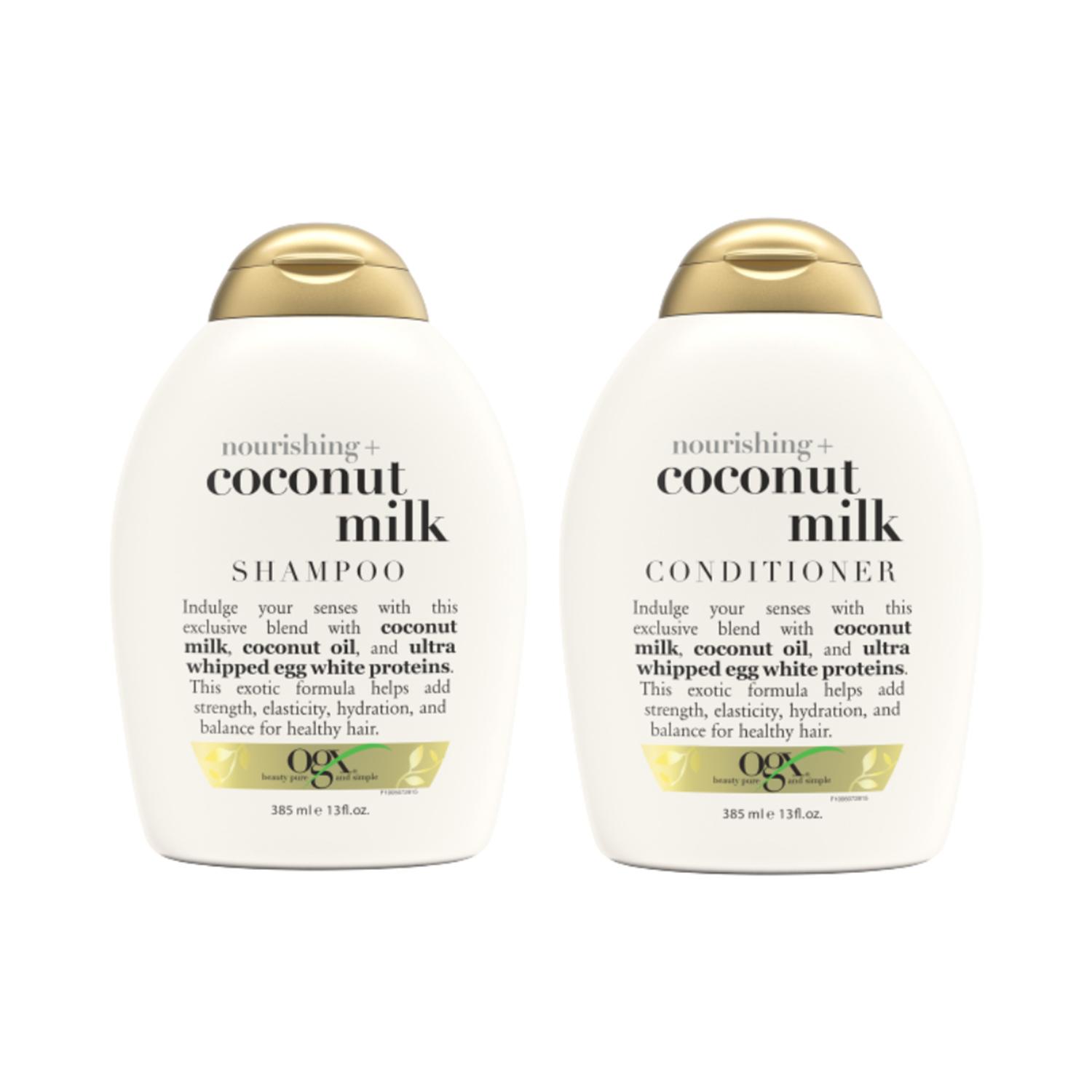 OGX | OGX Combo of Nourishing Coconut Milk - Shampoo and Conditioner (385ml Each)