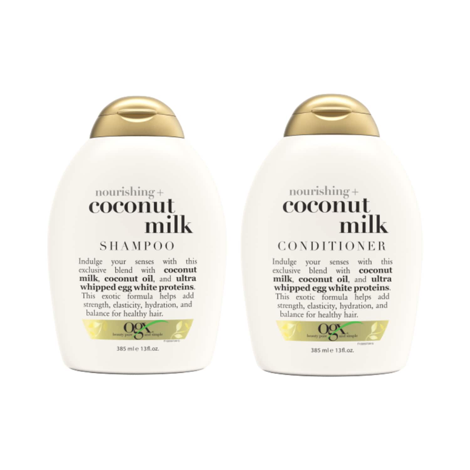 OGX | OGX Combo of Nourishing Coconut Milk - Shampoo and Conditioner (385 ml Each)