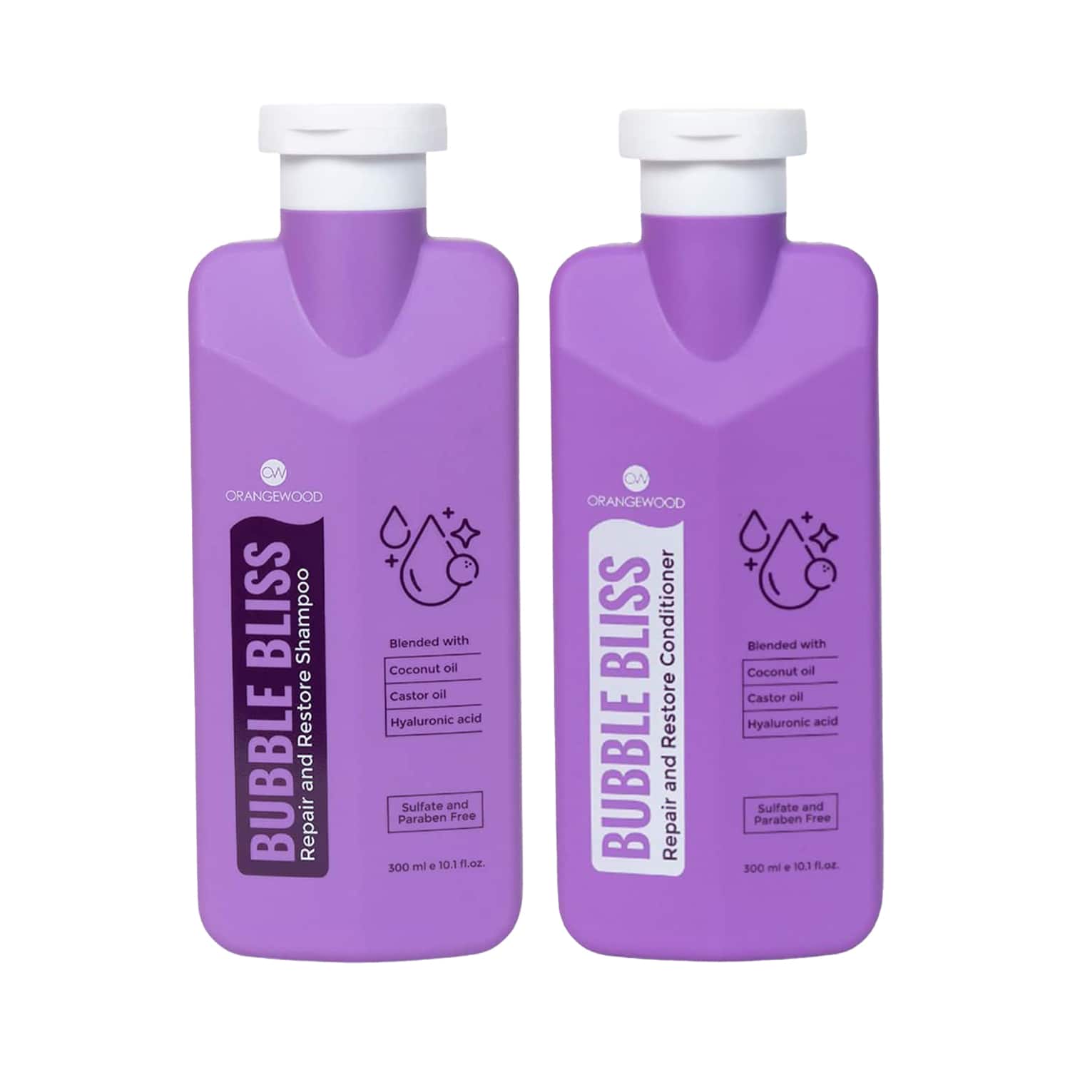 Orangewood | Orangewood Bubble Bliss Repair And Restore Shampoo and Conditioner (600 ml) Combo