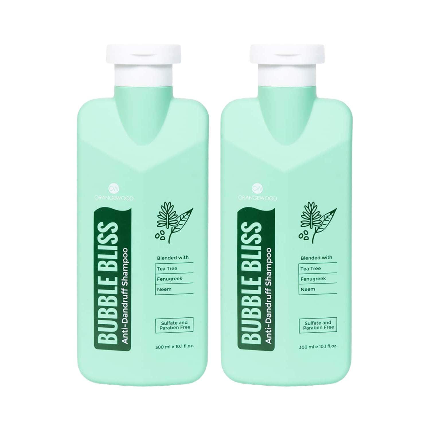 Orangewood | Orangewood Bubble Bliss Anti Dandruff Shampoo For Dandruff Hair Loss and Dryness Pack of 2 Combo