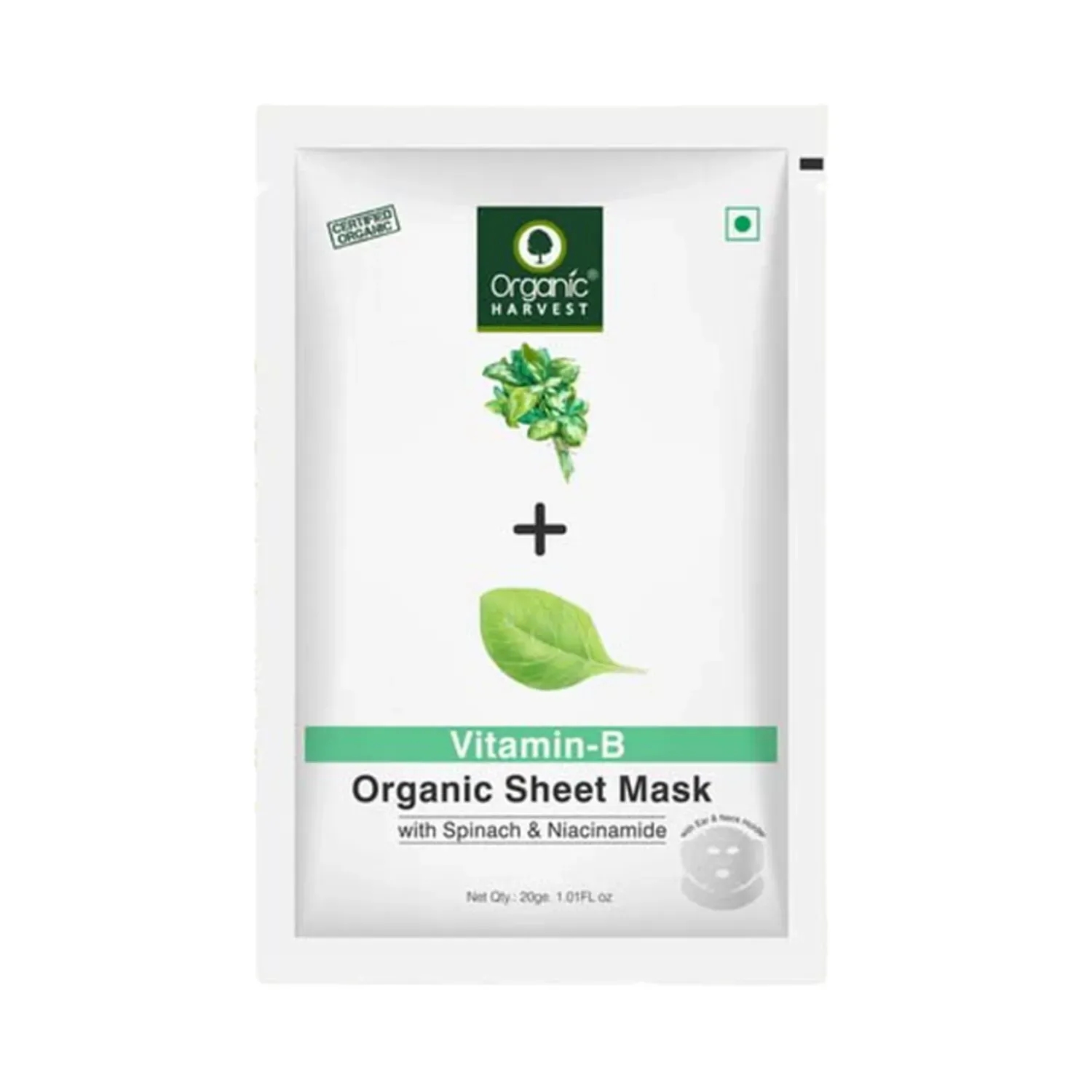 Organic Harvest | Organic Harvest Vitamin-B Face Sheet Mask (20g)