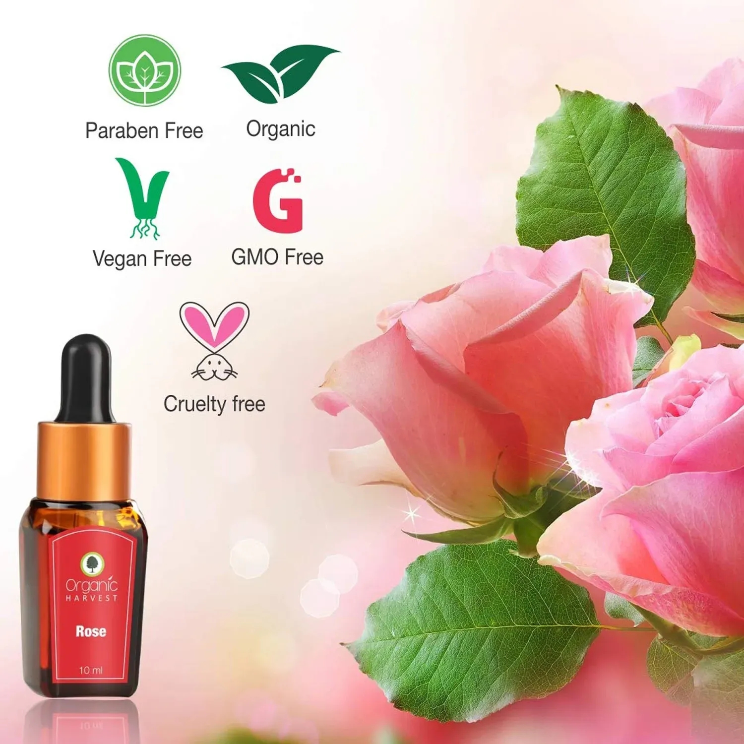 Organic Harvest | Organic Harvest Rose Essential Oil (10ml)