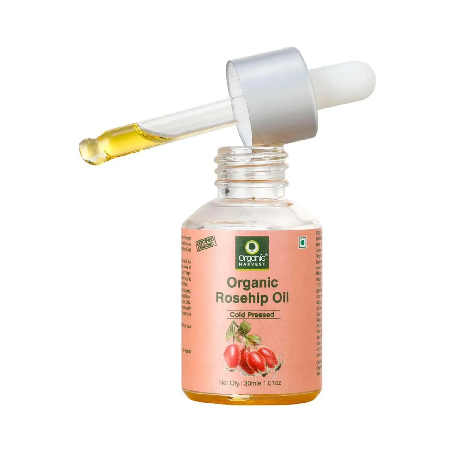 Organic Harvest Cold-Pressed Rosehip Seed Oil (30ml)