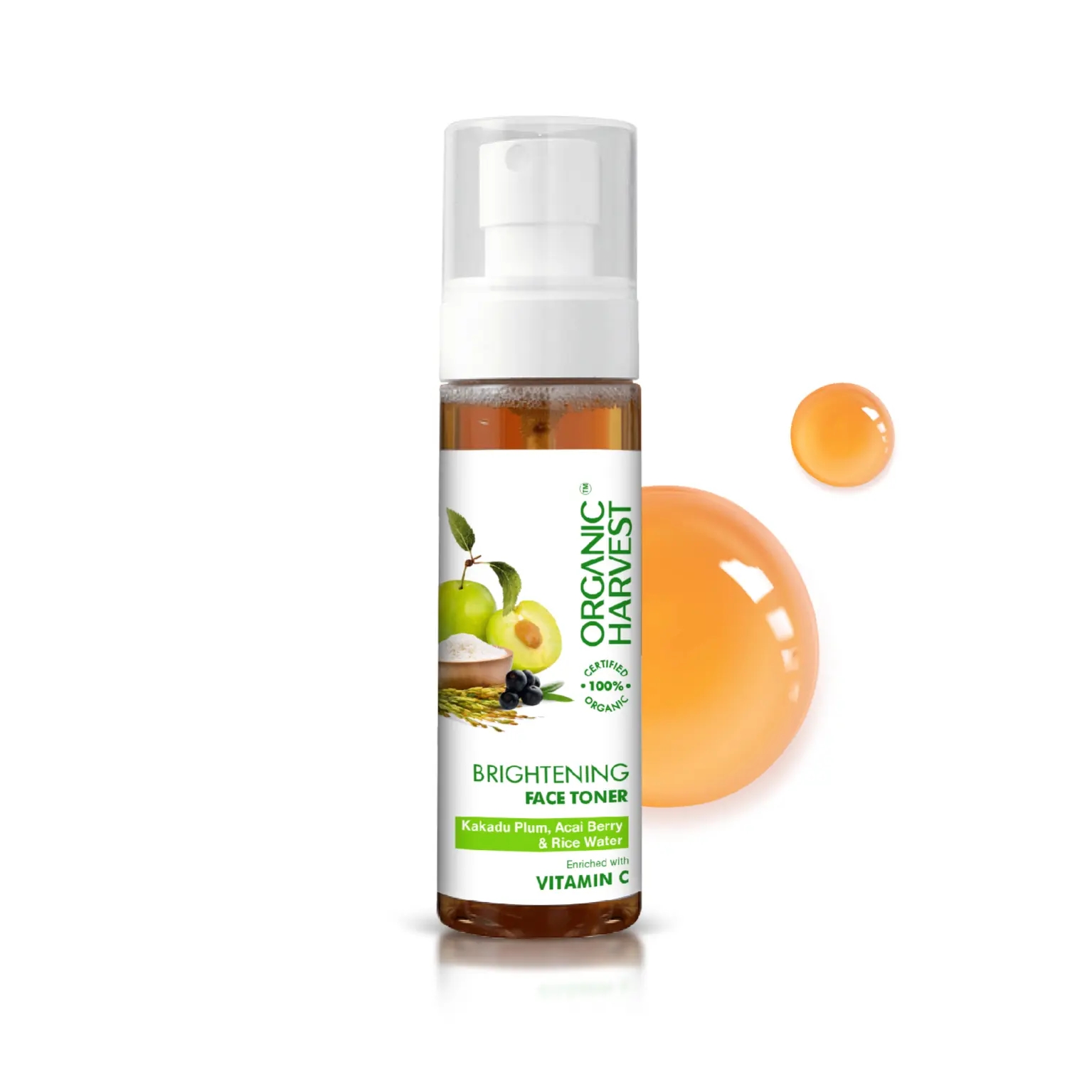 Organic Harvest Skin Illuminate Vitamin C Face Toner (100ml)