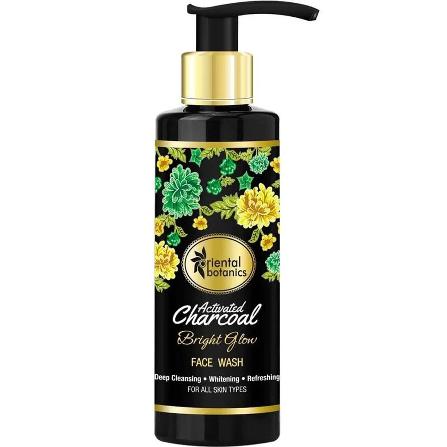 Oriental Botanics | Oriental Botanics Activated Charcoal Bright Glow Face Wash (200ml)