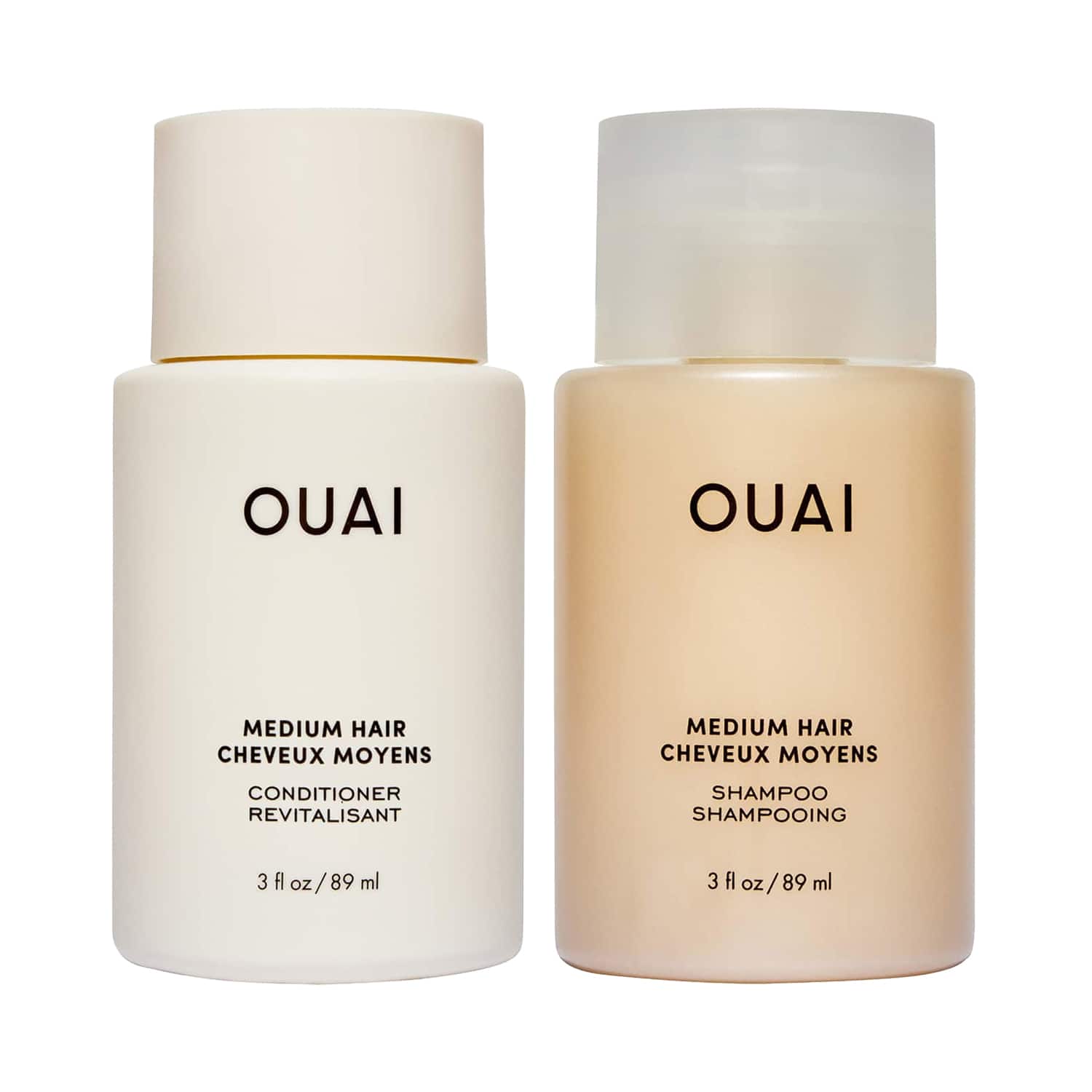 OUAI | OUAI Medium Hair Travel Size Shampoo and Conditioner Combo (2 x 89 ml)