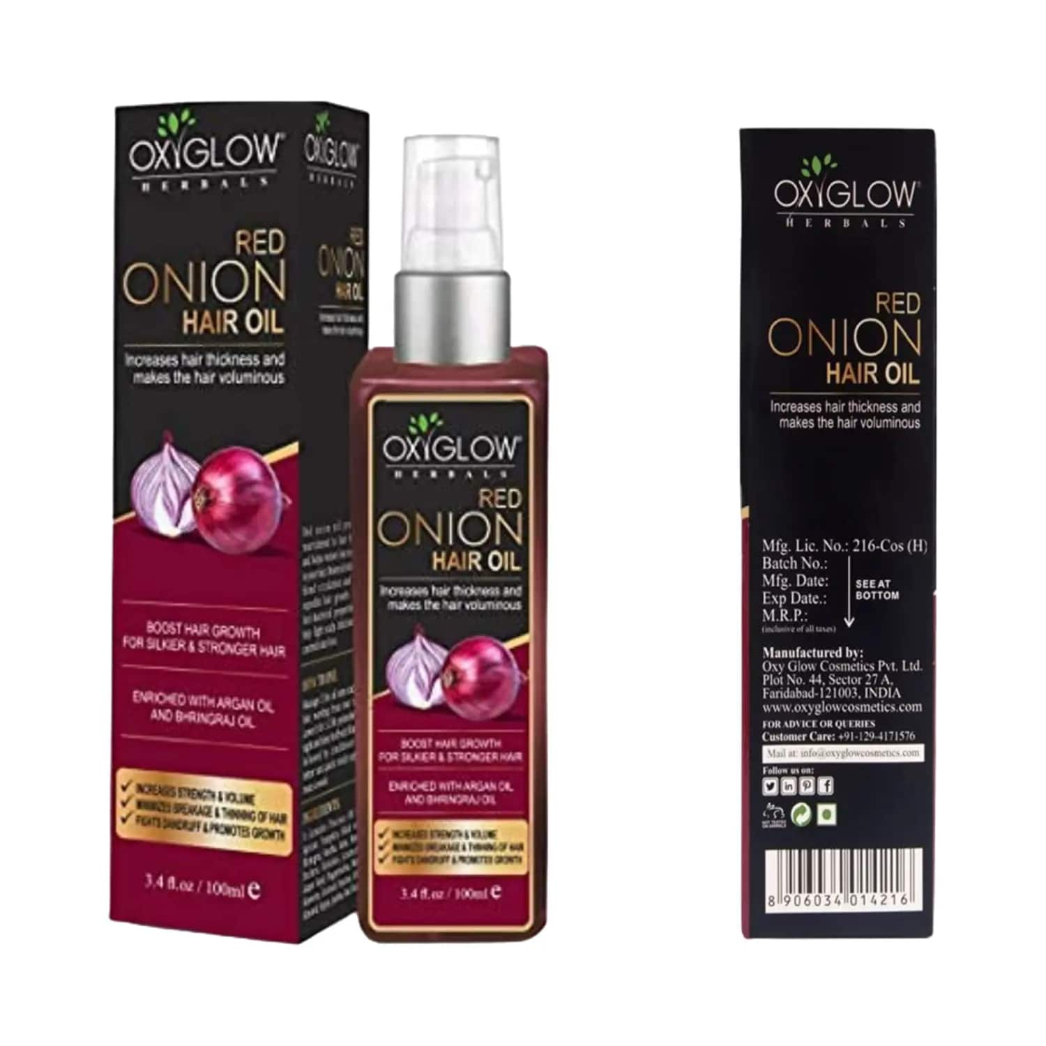 Oxyglow | Oxyglow Red Onion Hair Oil (100ml)