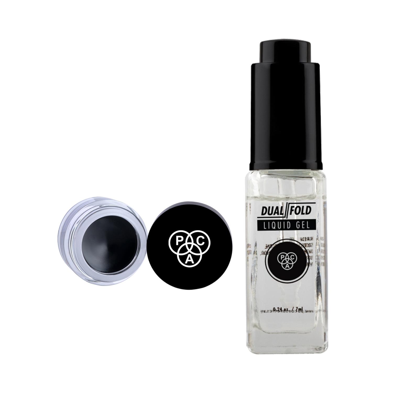 PAC | PAC Spotlight Gel Eye Liner (Black) & Dual-Fold Liquid Gel Combo