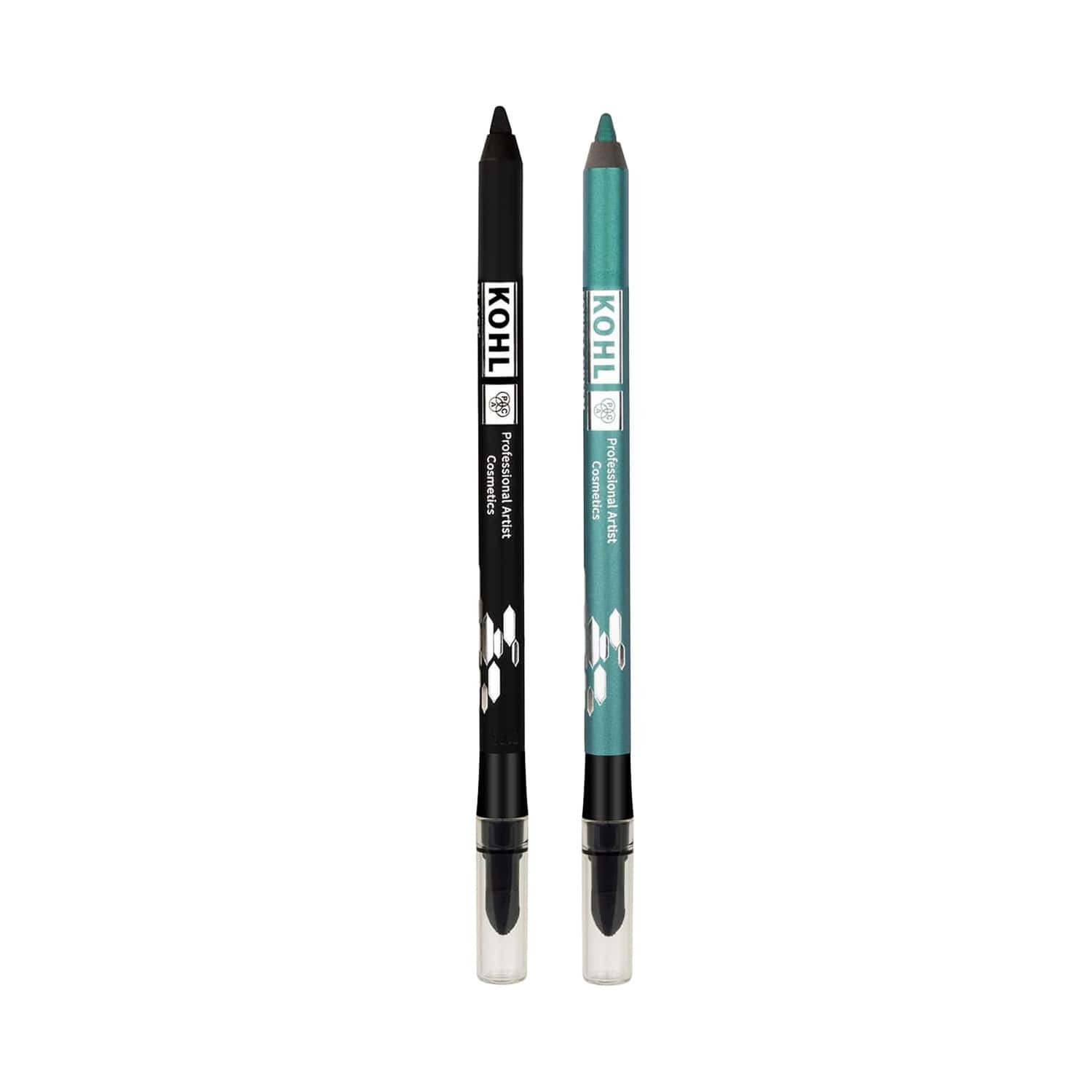 PAC | PAC Bestseller Kohl Pencil Pack of 2 Combo - Black + Forest Green