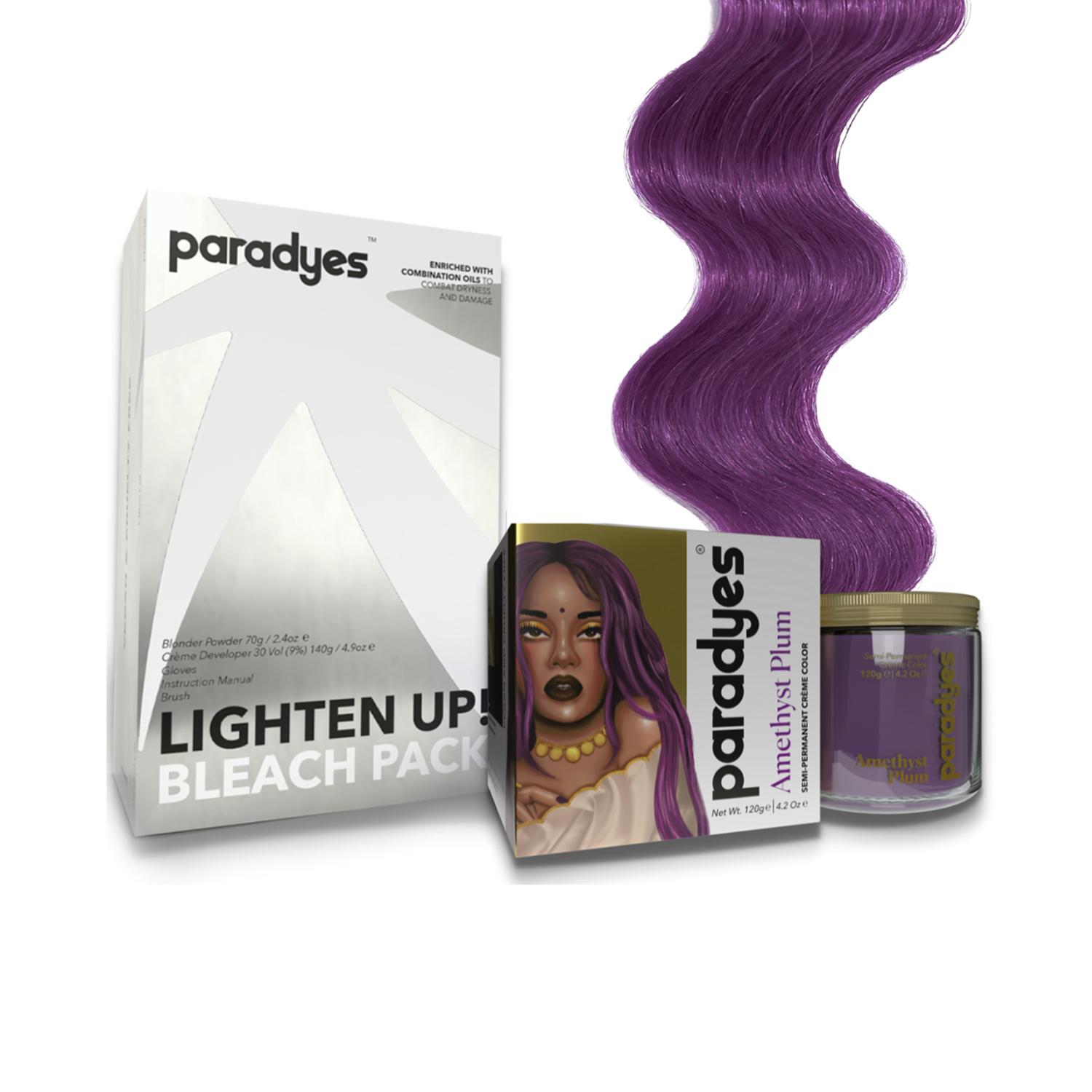 Paradyes | Paradyes Lighten Up! Bleach + Color Combo (Amethyst Plum)